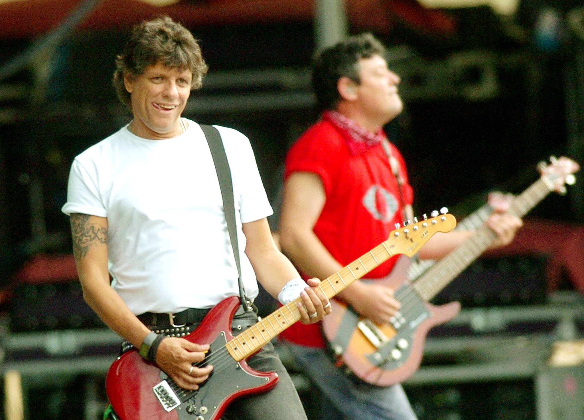 Momento da actuacao dos Xutos e Pontapes esta tarde no Rock in Rio.