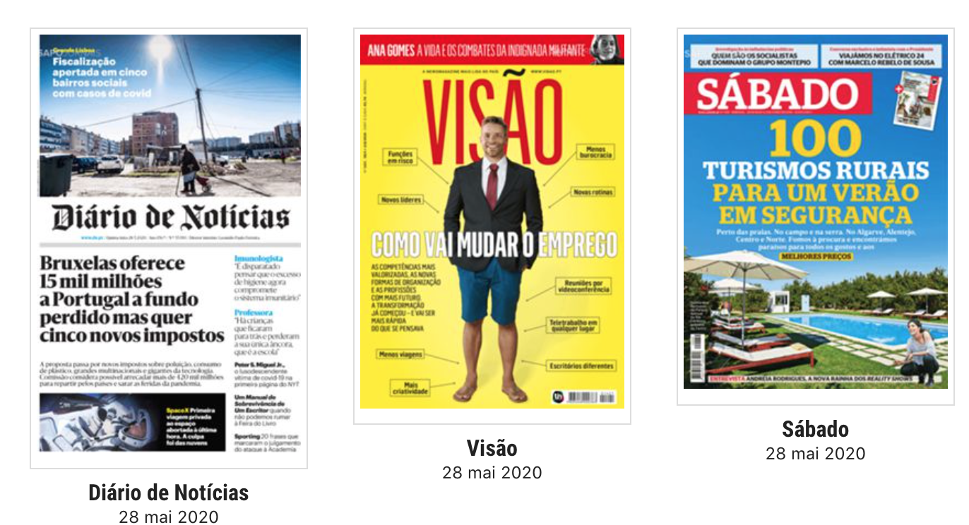 Revista de Imprensa: Do Plano Marshall da União Europeia às praias que vão ter menos de 30 pessoas