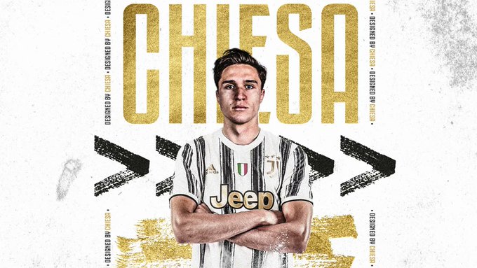 Juventus assegura empréstimo do avançado Federico Chiesa