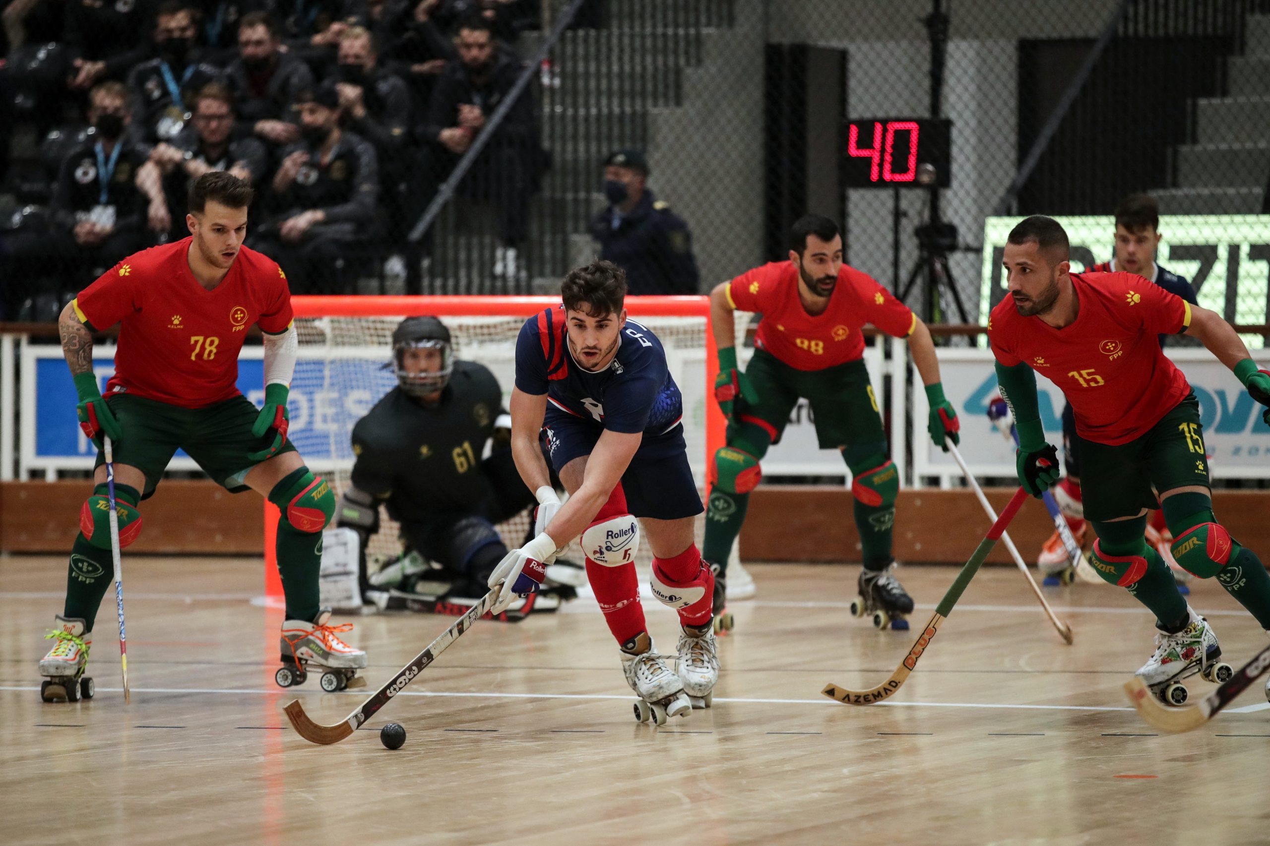 Portugal perde com a França por 5-3 na segunda jornada do Europeu de hóquei em patins