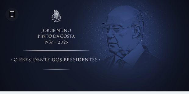 “Presidente dos Presidentes” a primeira homenagem do FC Porto