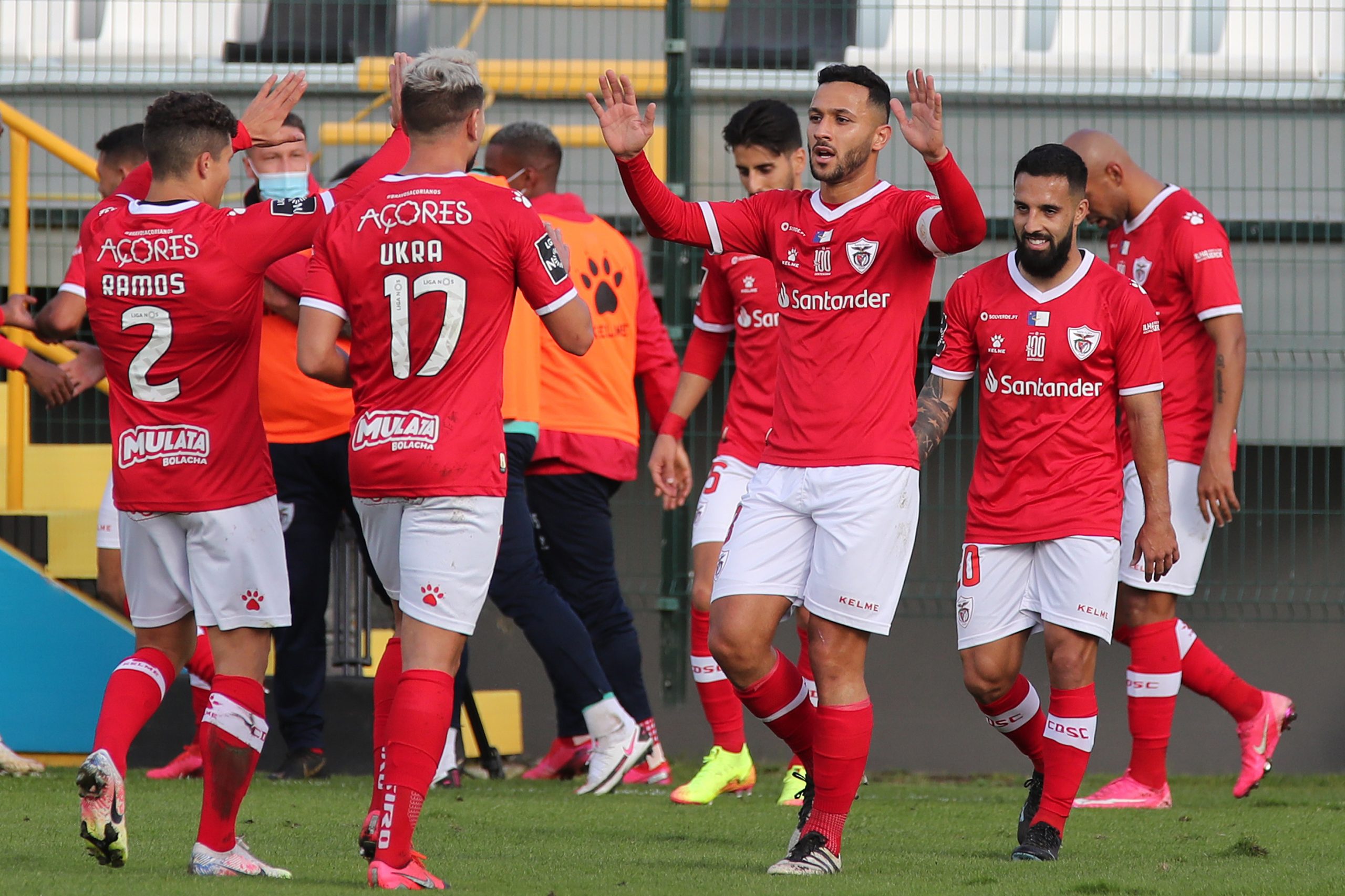 Santa Clara regressa às vitórias na visita ao Nacional