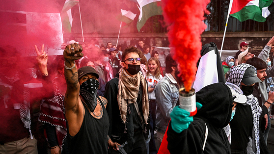 Eurovisão: manifestantes pró-Palestina e polícia em confrontos 