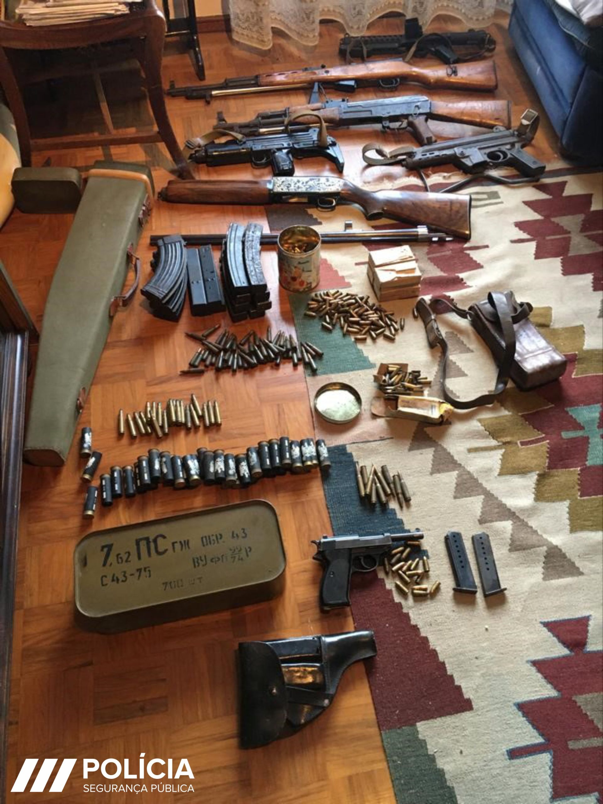 PSP recupera armamento de guerra de militar falecido