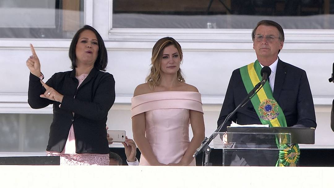 Michel Temer entregou faixa presidencial a Jair Bolsonaro