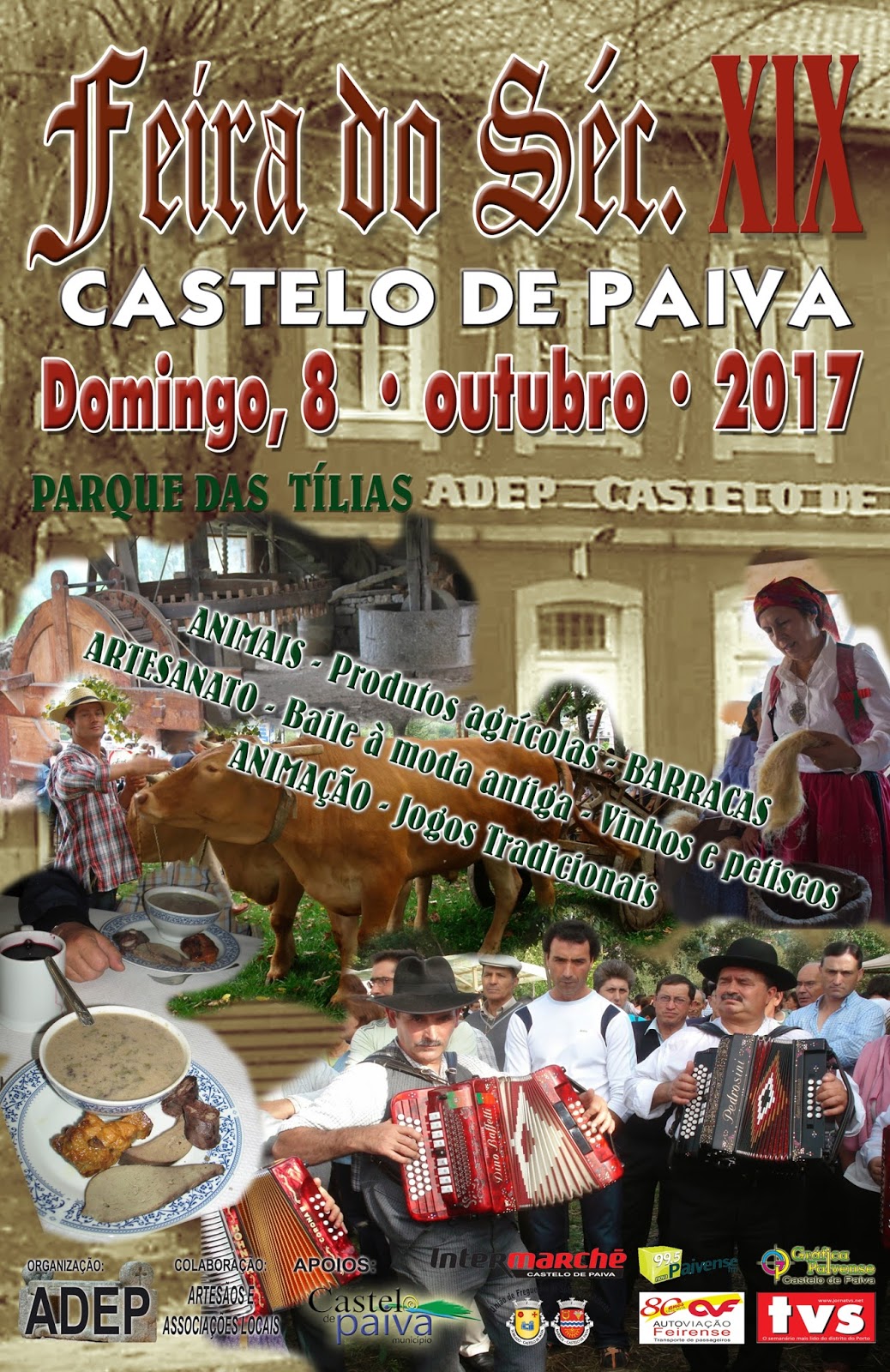 Castelo de Paiva recebe Feira do Século XIX