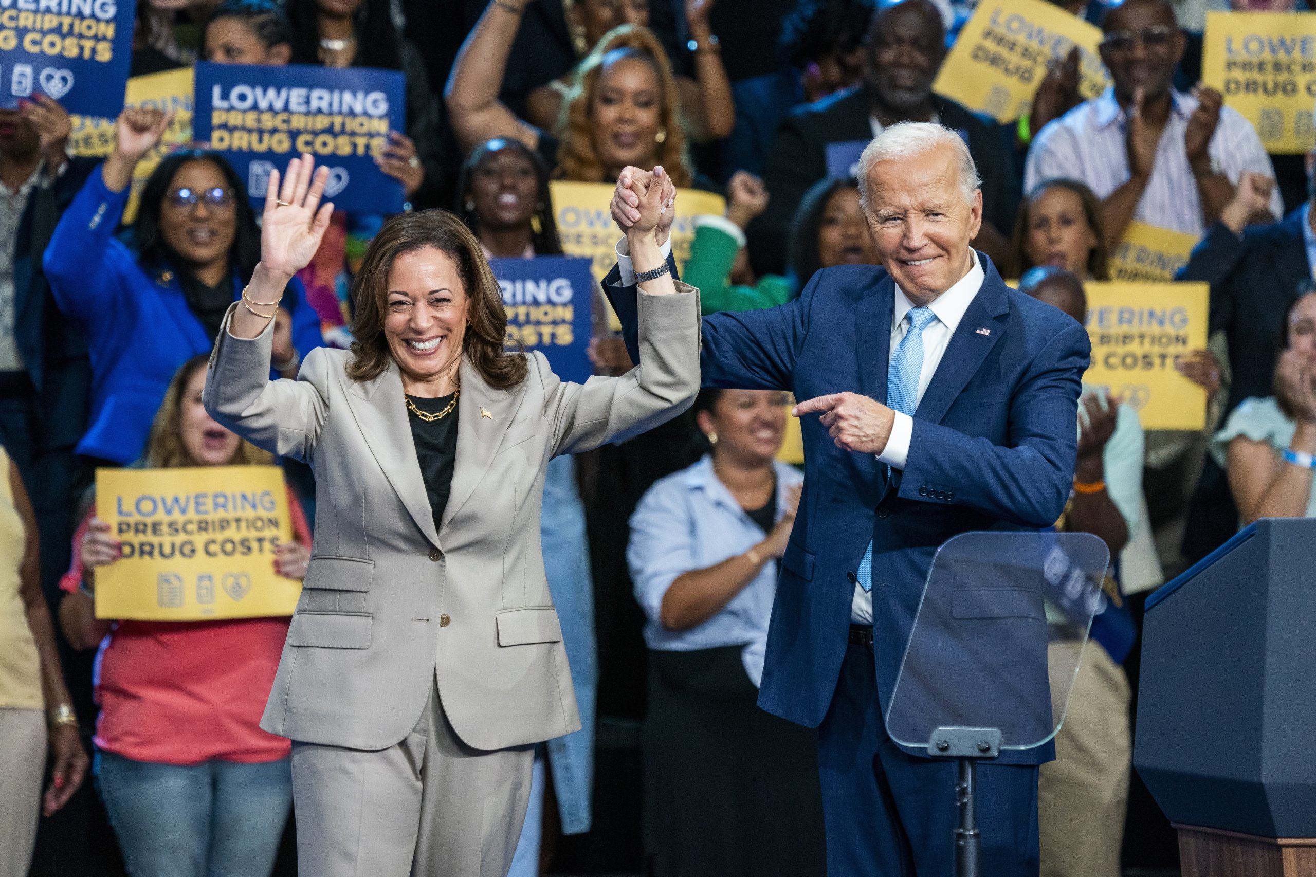 “Ela pode ser uma grande presidente”. No seu primeiro ato juntos, Biden e Kamala dão impulso à campanha democrata