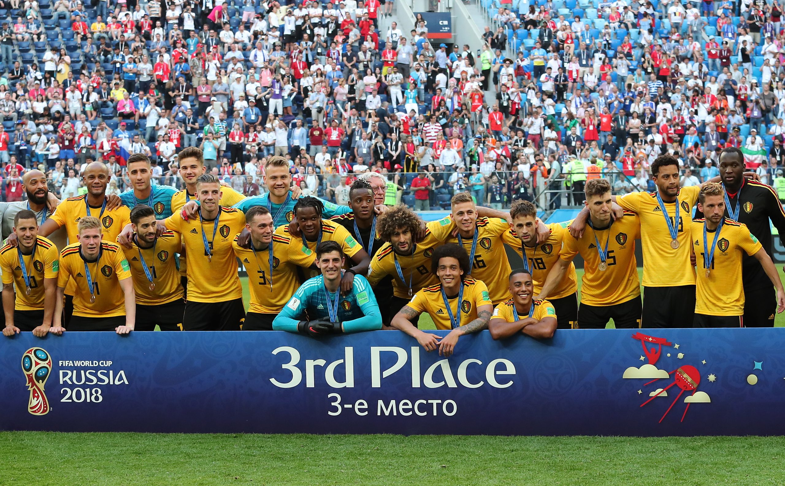Bélgica vence Inglaterra e consegue o último lugar do pódio do Mundial