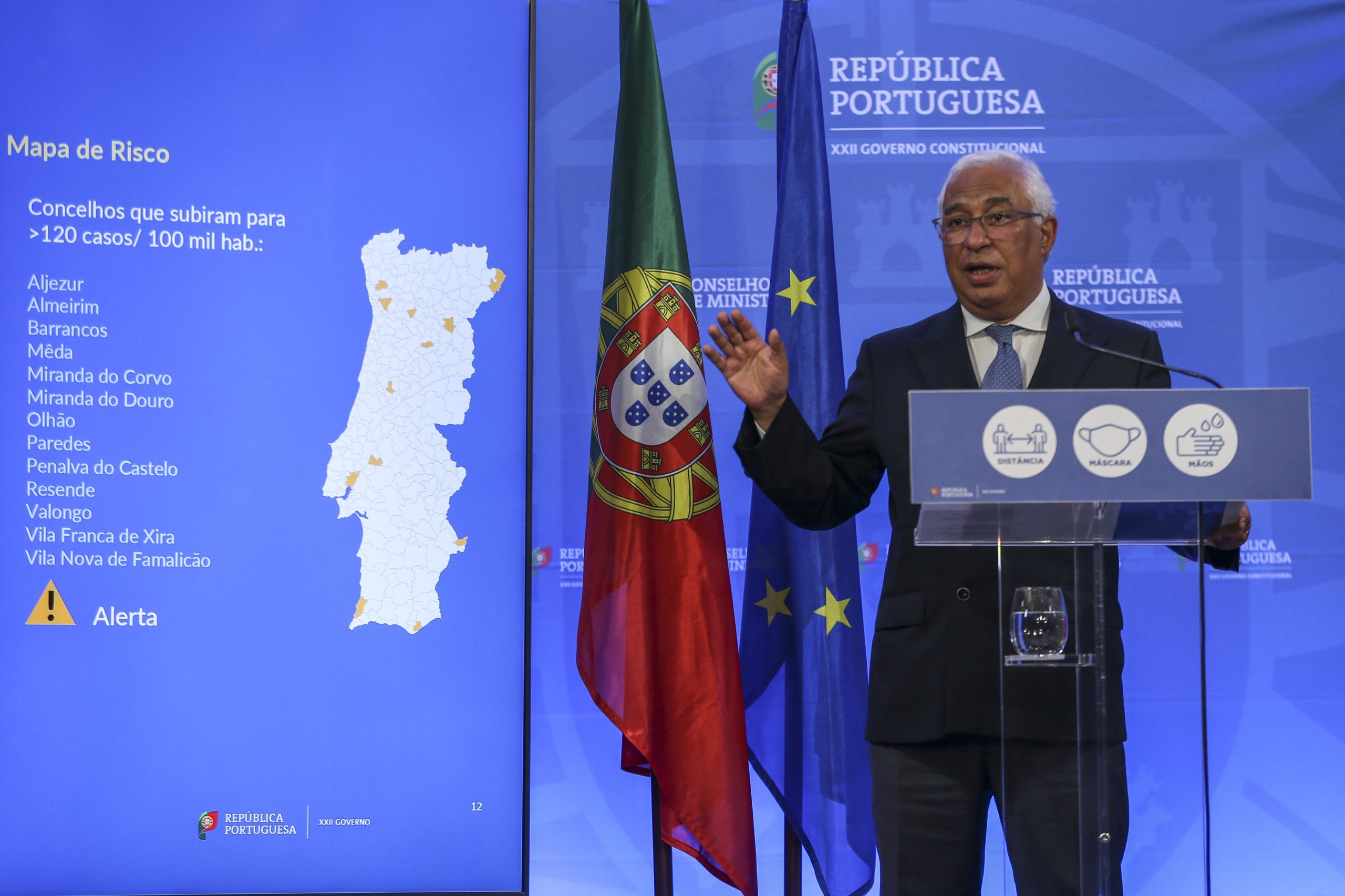 Reunião do Conselho de Ministros: conferência de imprensa de António Costa