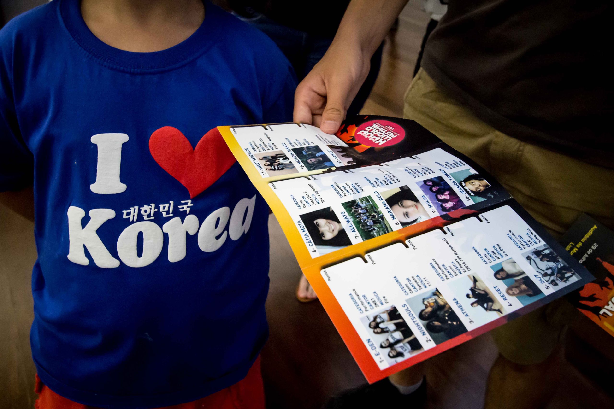 Aqui todos amam a Coreia