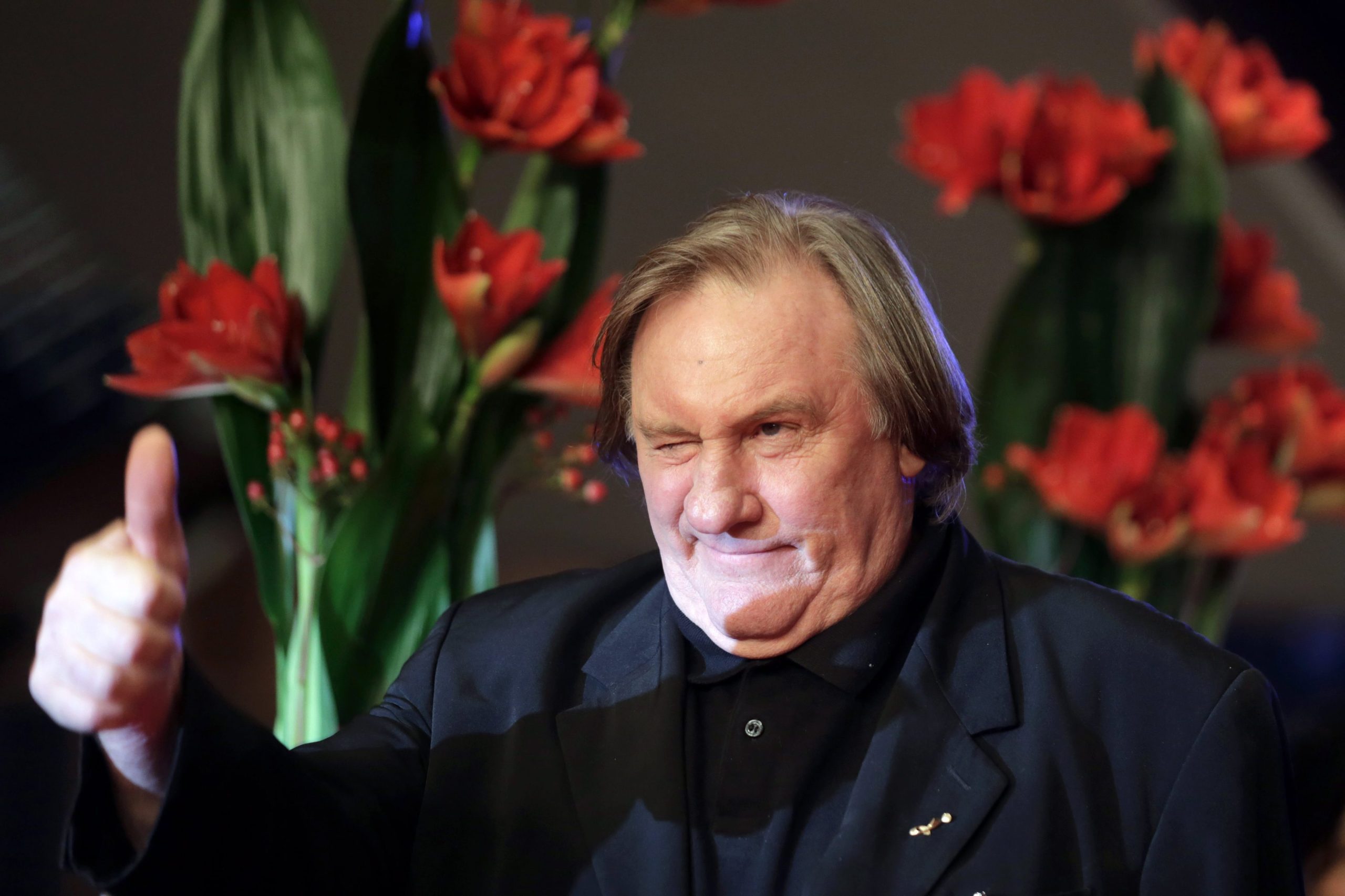 Gérard Depardieu e Fanny Ardant na estreia de “O divã de Estaline” filmado em Portugal