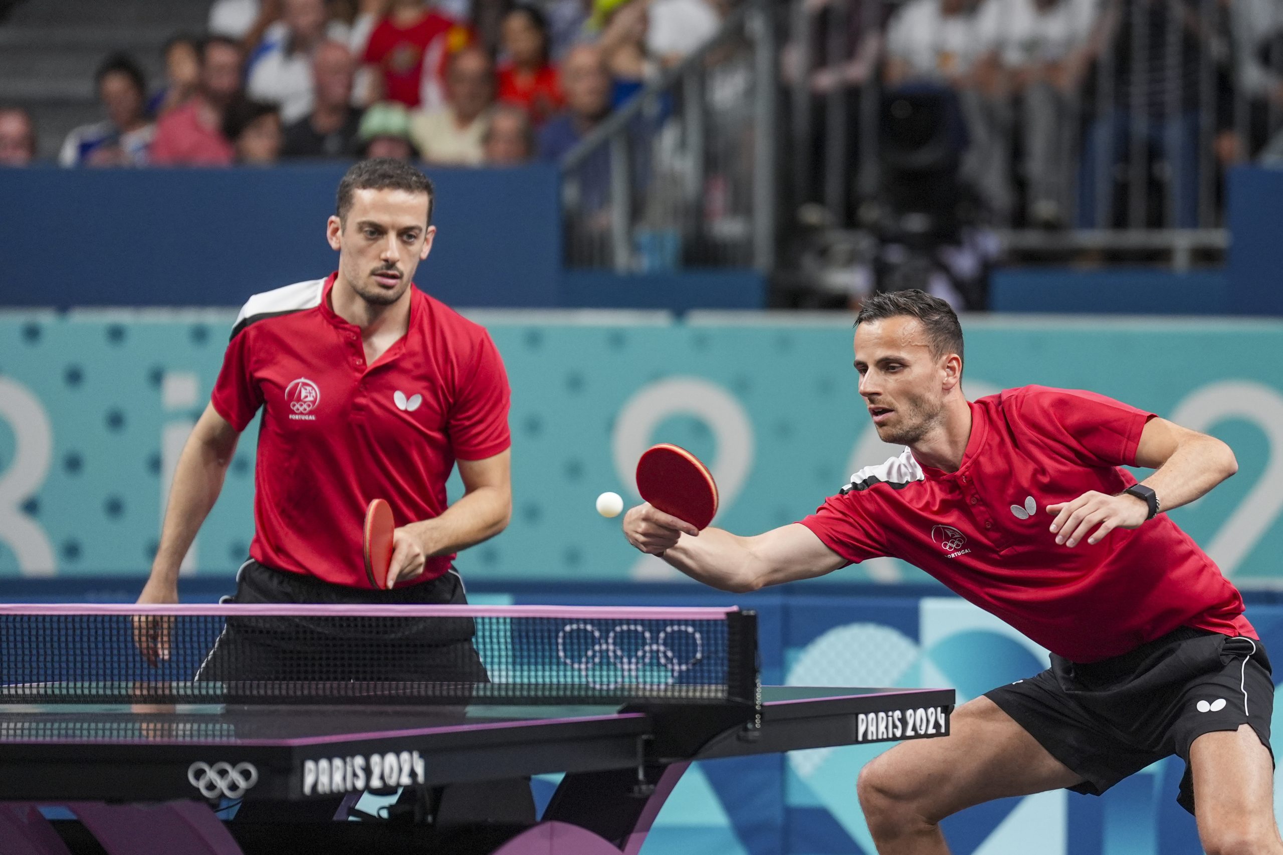 Paris2024: Marcos Freitas e Tiago Apolónia perdem qualificação de ténis de mesa por equipas