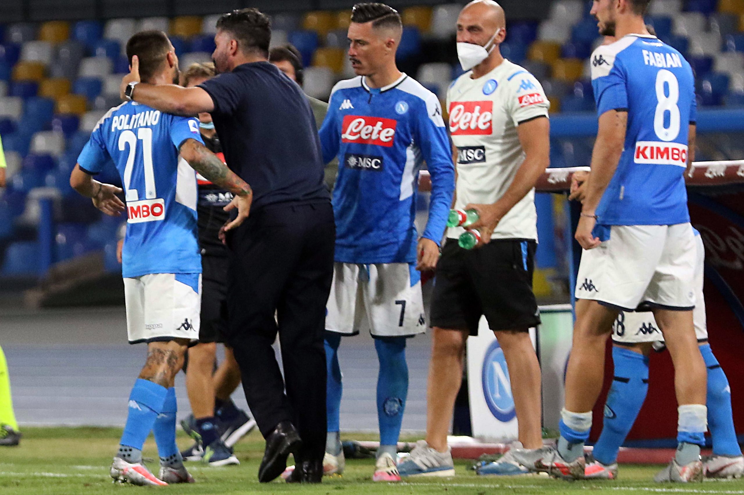 Nápoles punido com derrota 3-0 com Juventus e perde ainda um ponto. Tudo por causa da covid-19