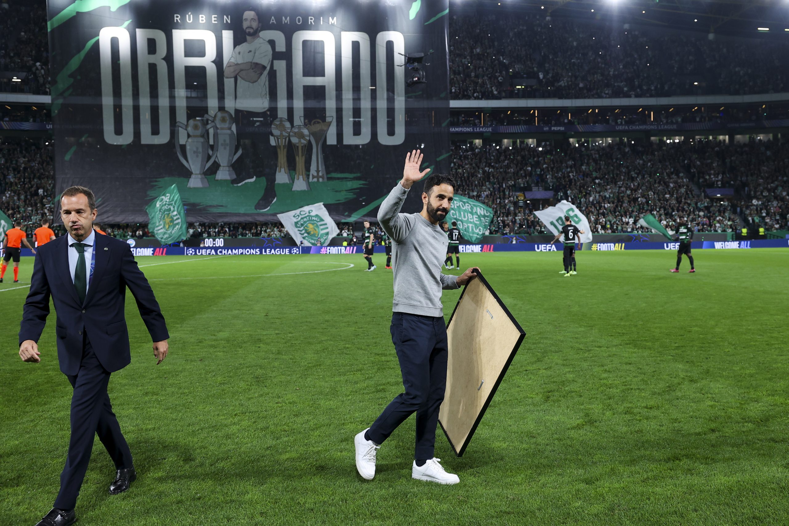 Sporting vence Braga na despedida de Rúben Amorim