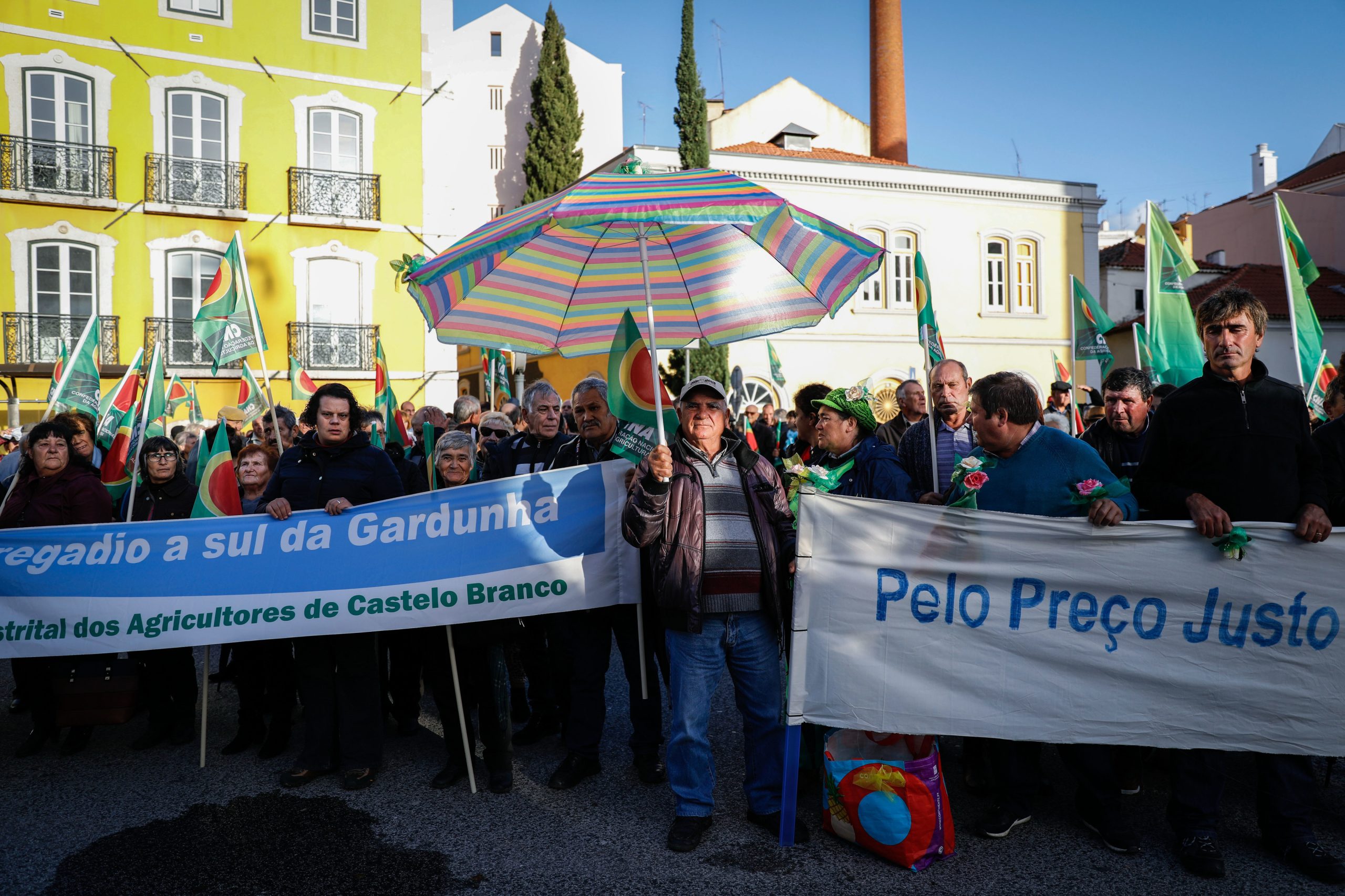 Quatro centenas de agricultores manifestam-se em Lisboa pela defesa do setor