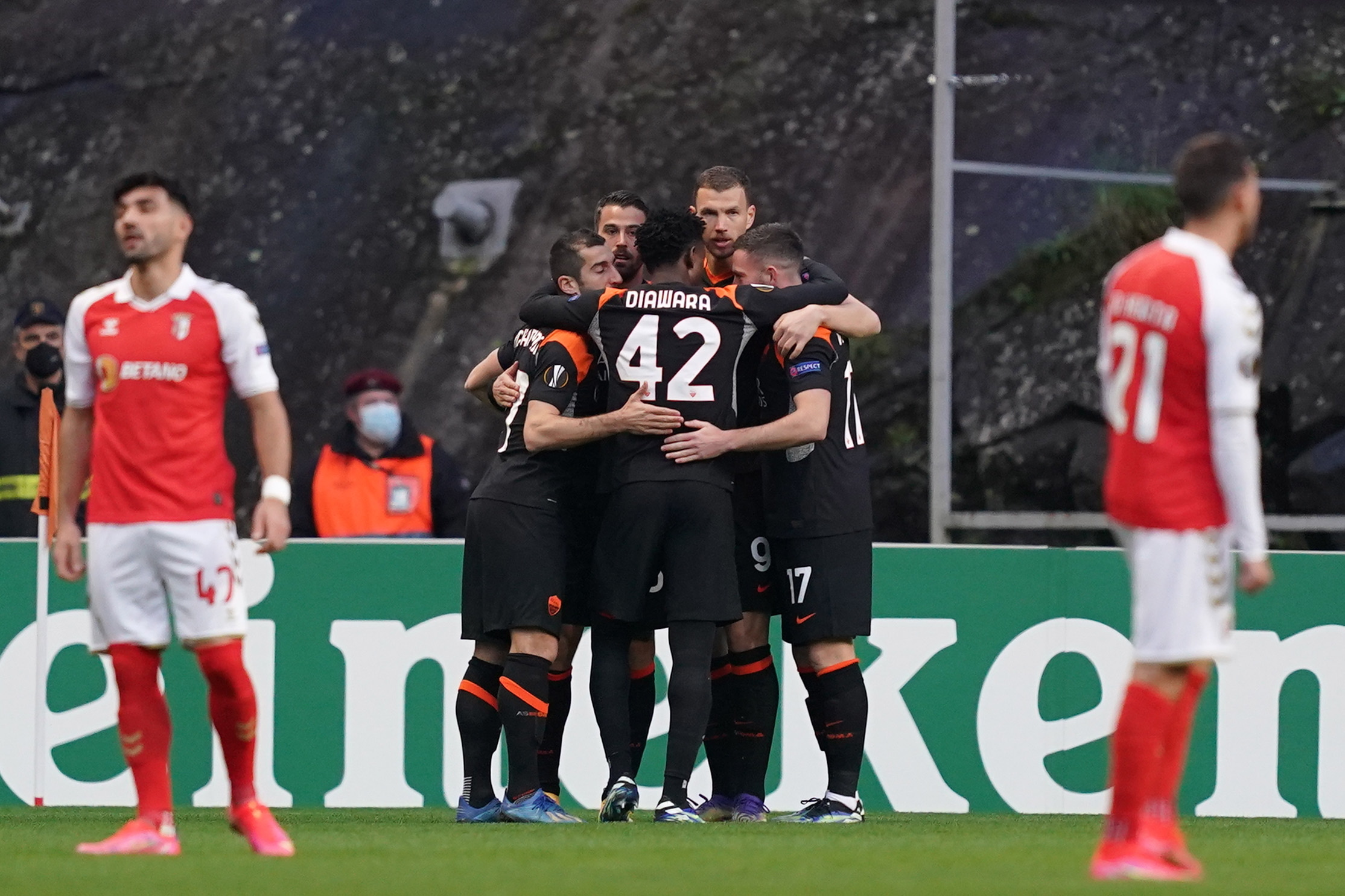 Liga Europa: Sporting de Braga perde em casa com o Roma