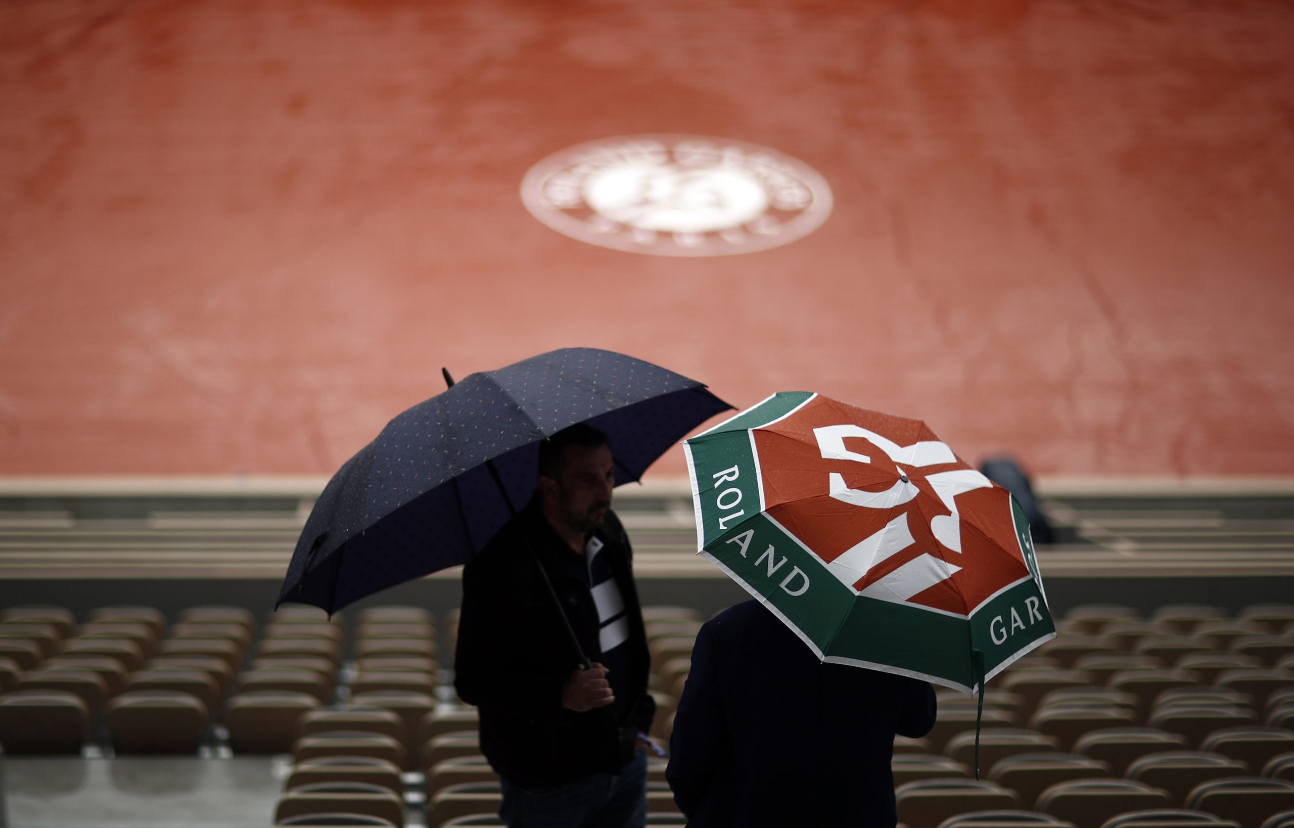 Chuva obriga ao cancelamento de todos os encontros do dia de Roland Garros