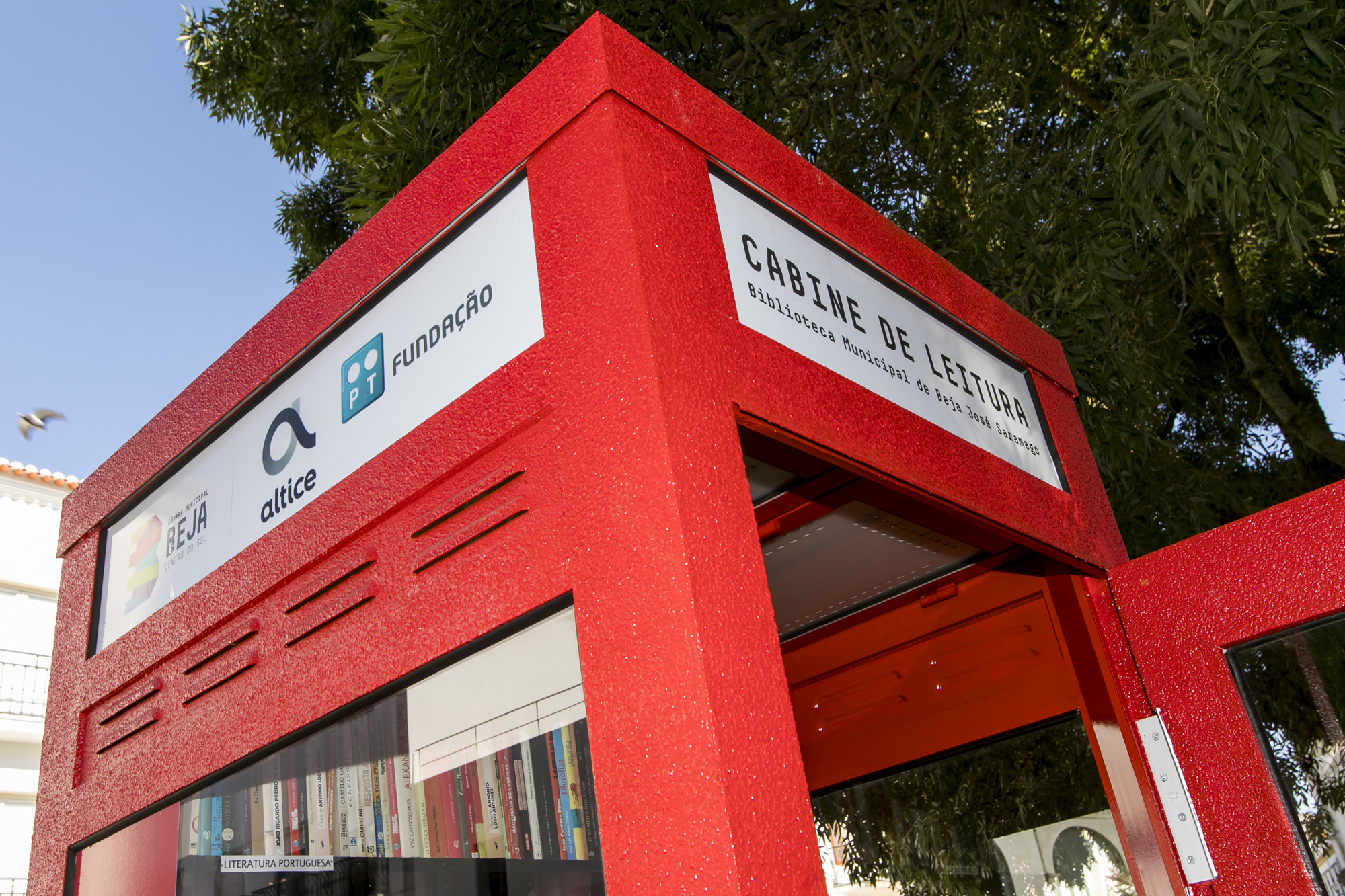 Está lá? A Cabine de Leitura de Beja junta-se à rede de outras 20 espalhadas pelo país