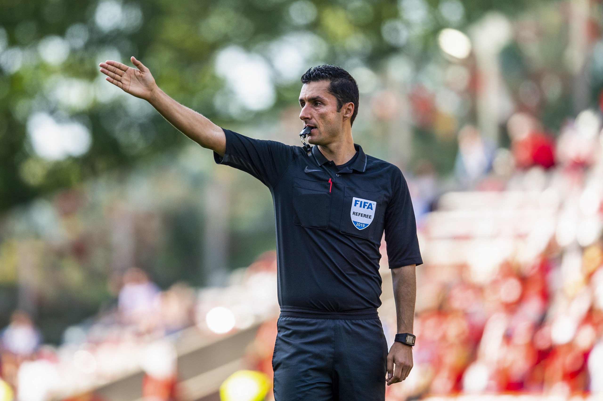 Benfica multado por agressão com moeda ao árbitro Tiago Martins