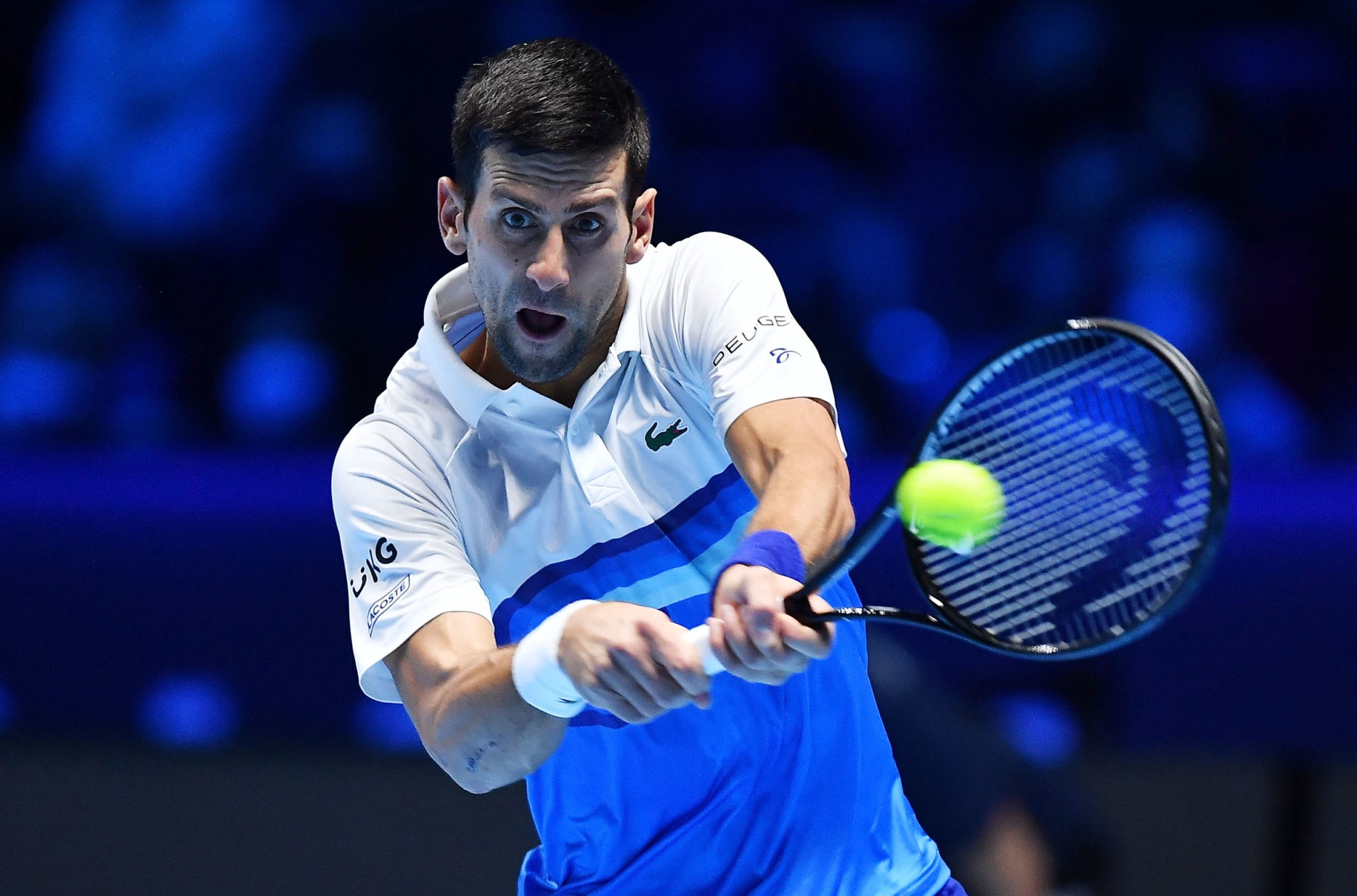 Tenista Novak Djokovic entra a vencer nas ‘ATP Finals’