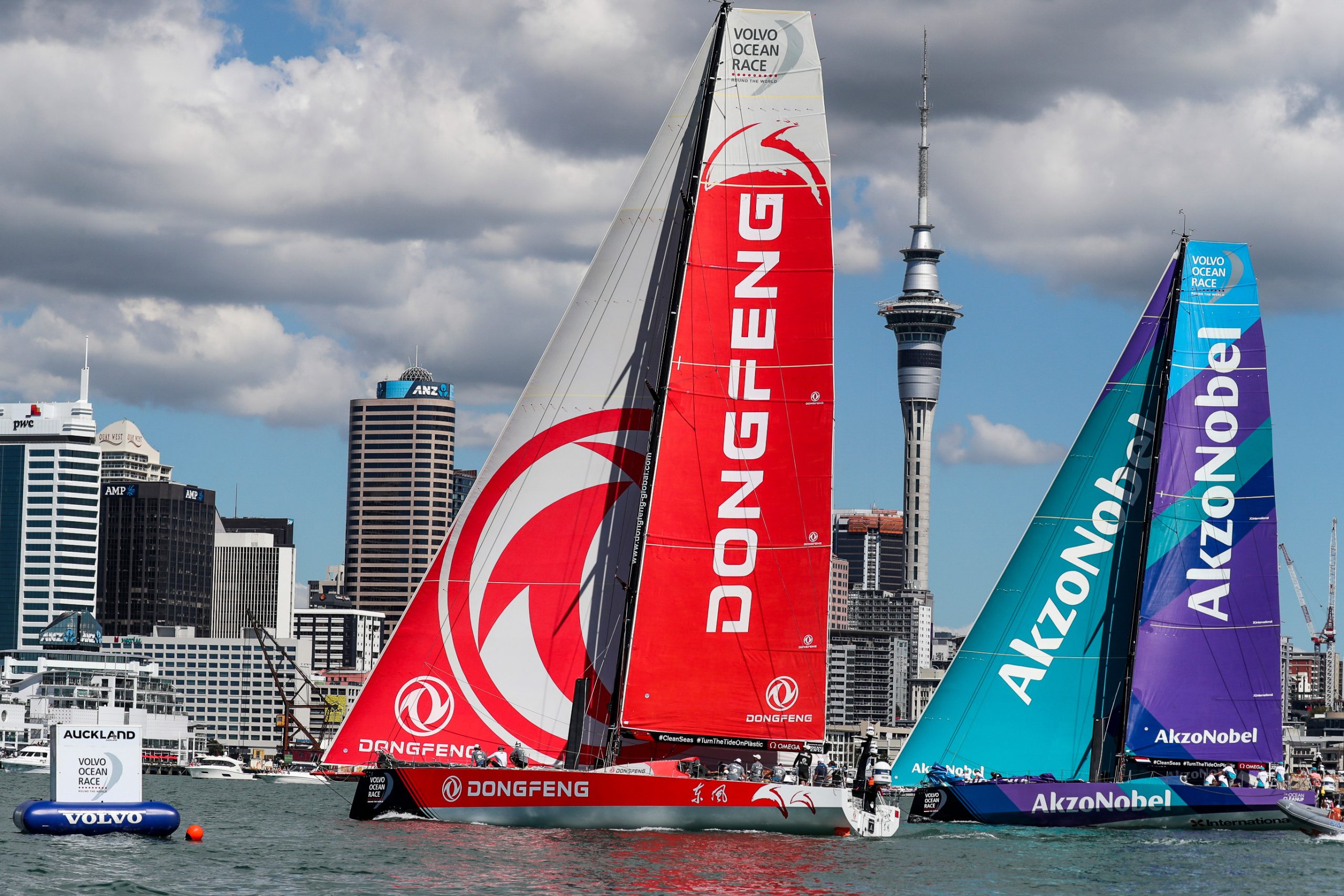 Grande vitória do Dongfeng na New Zealand Herald In Port Race!