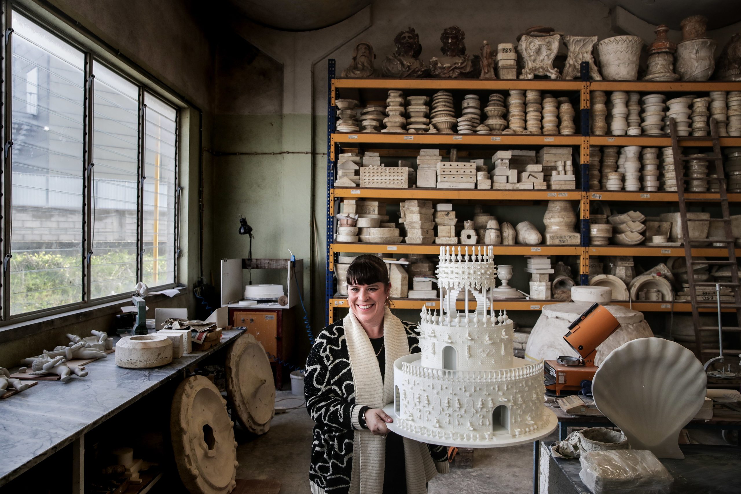O novo projeto de  Joana Vasconcelos: um edifício de 12 metros de altura, em forma de bolo de noiva