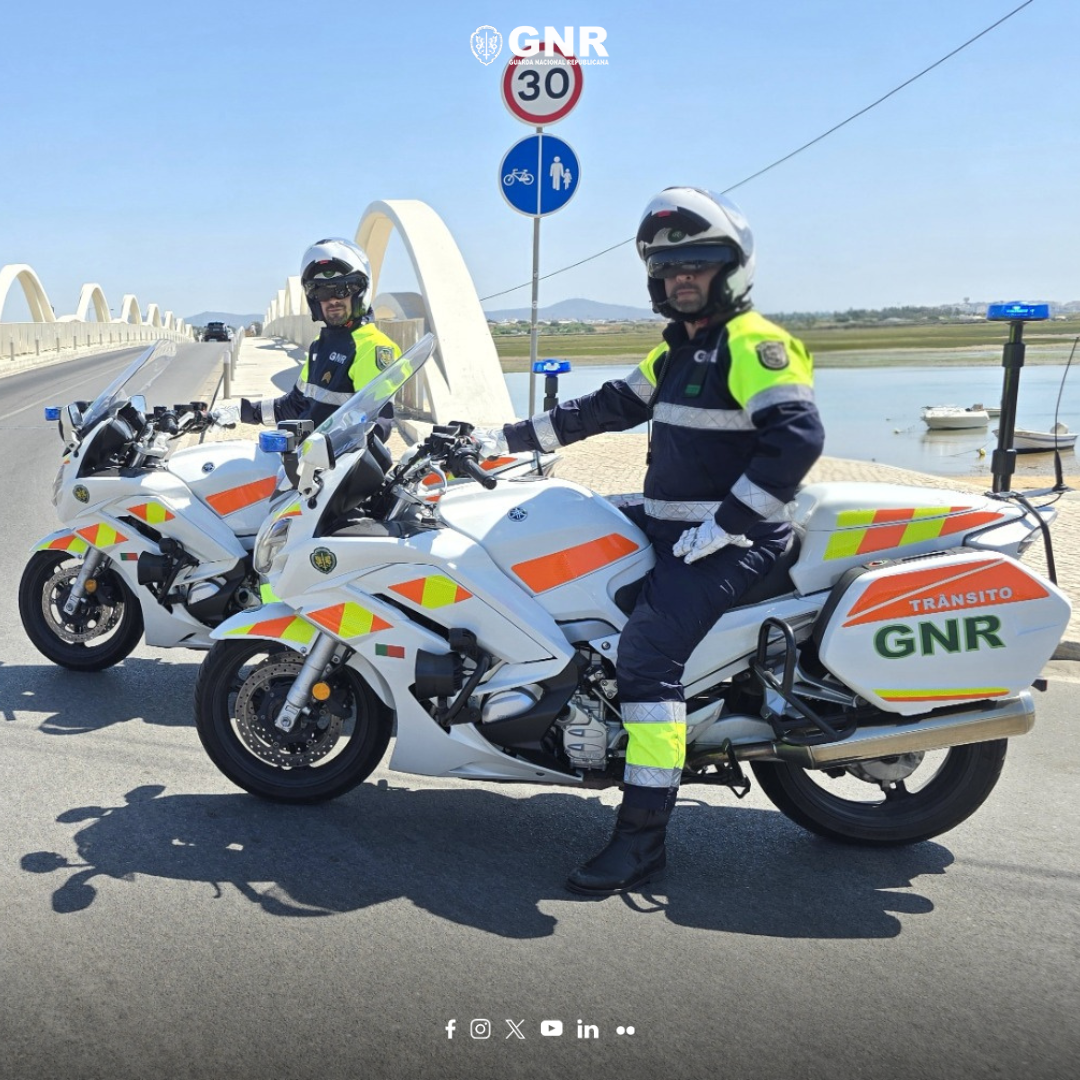 GNR reforça patrulhamento rodoviário durante Concentração Internacional de Motos em Faro