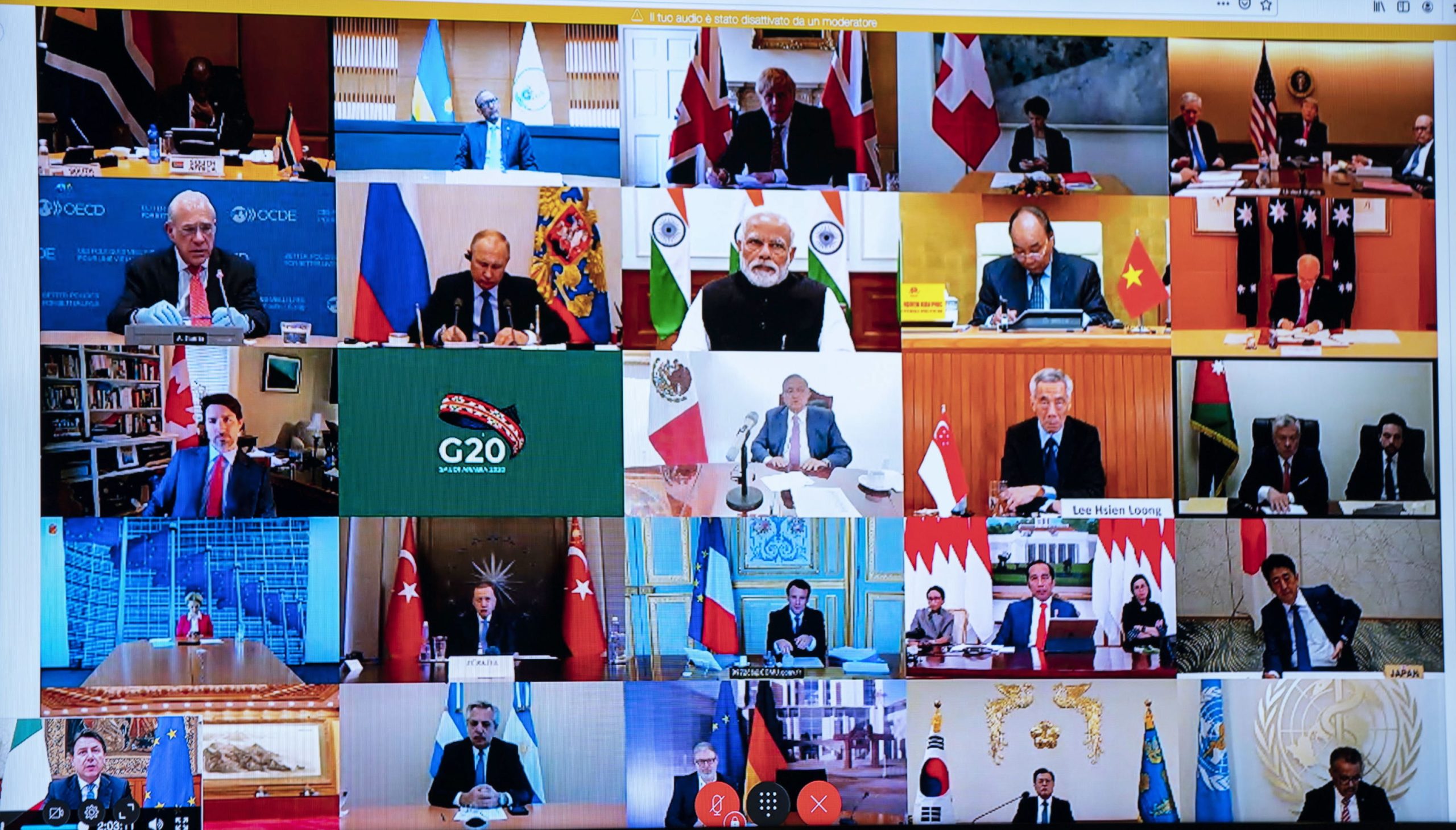 G20 só vai decidir sobre extensão da moratória da dívida em outubro
