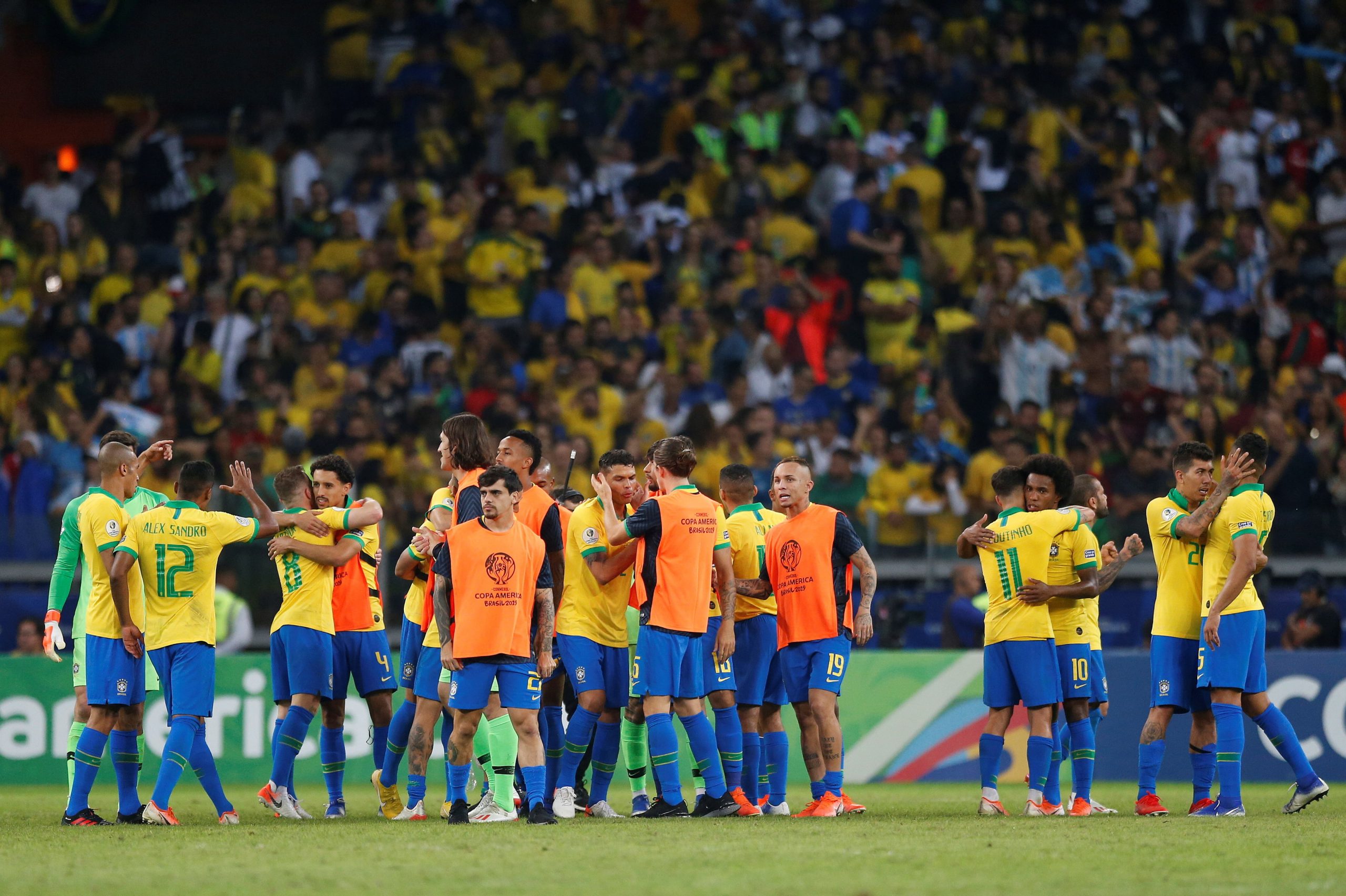 Brasil bate Argentina e qualifica-se para a final da Copa América
