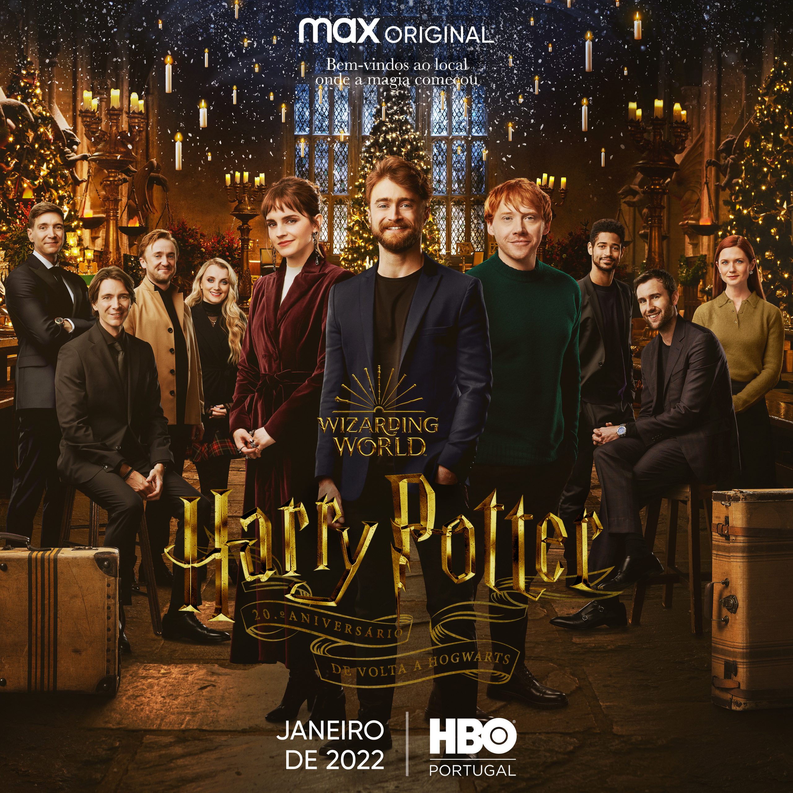 “Harry Potter 20.º Aniversário: De volta a Hogwarts” chega também a 1 de janeiro à HBO Portugal