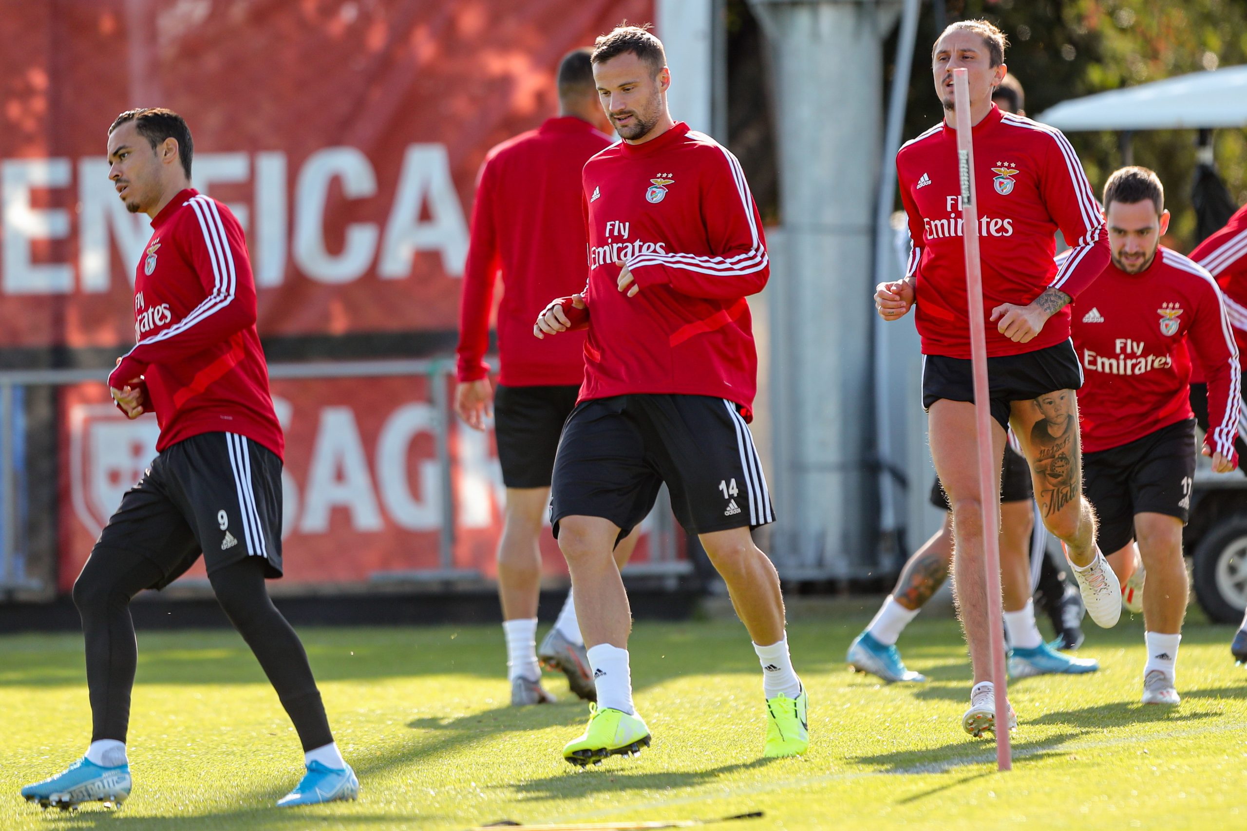 Seferovic já participou “a 100%” no treino do Benfica na Covilhã