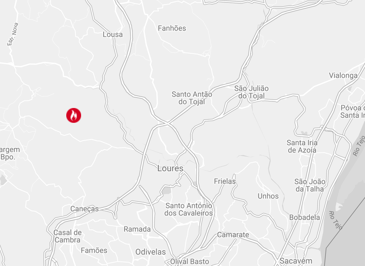 Incêndios: Fogo em Loures em fase de conclusão