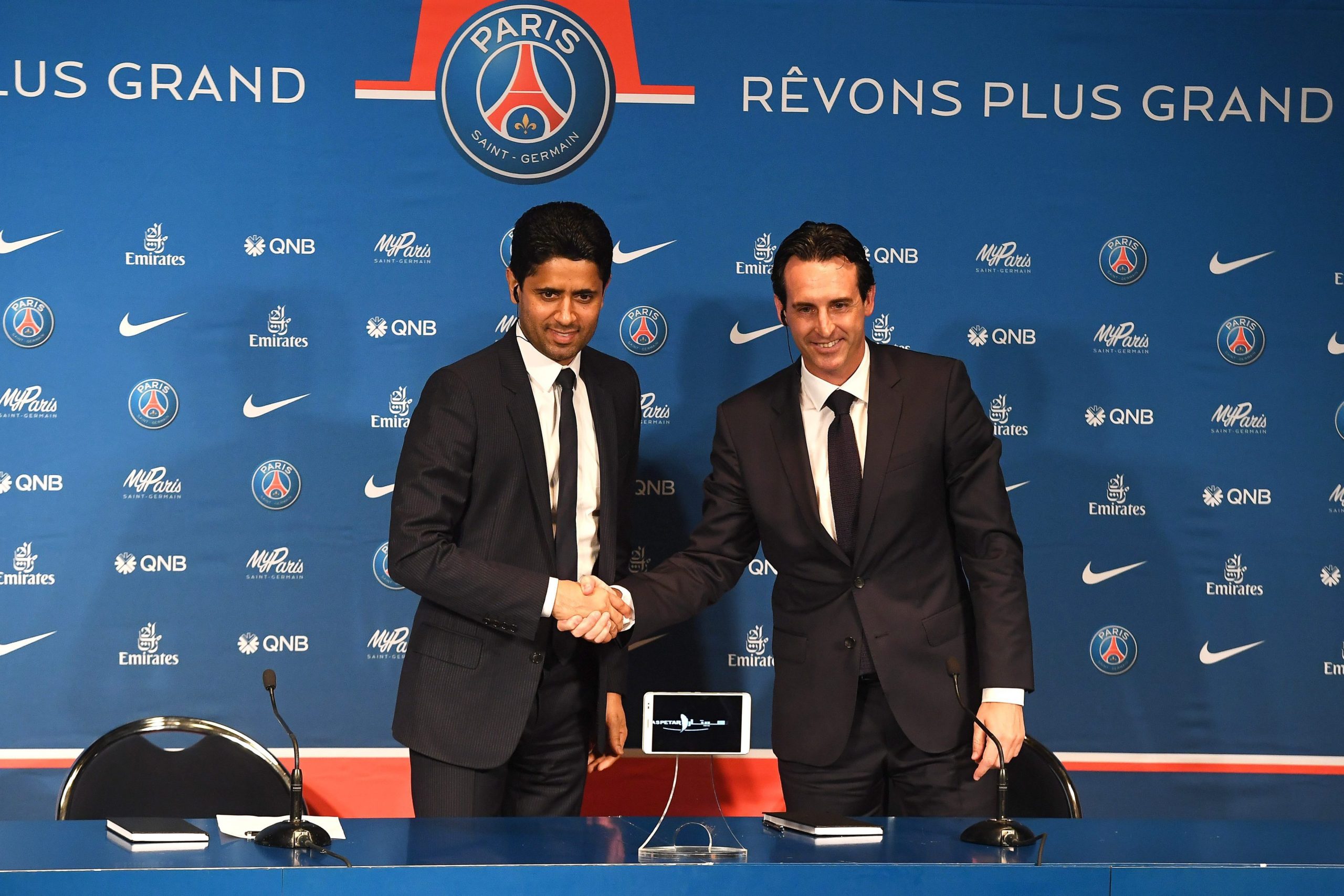 Presidente do PSG põe fim a rumores: “[Unai] Vai continuar connosco, tenho 200% de certeza”