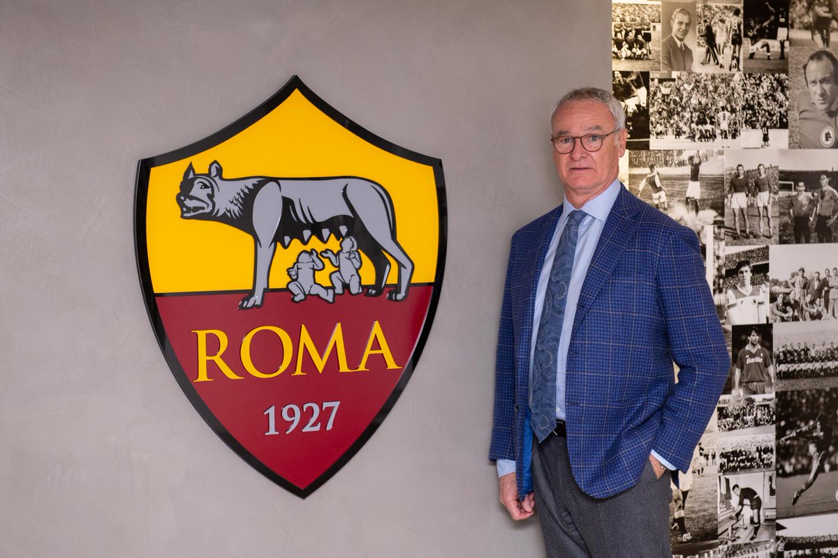 Claudio Ranieri designado novo treinador da Roma até ao fim da época