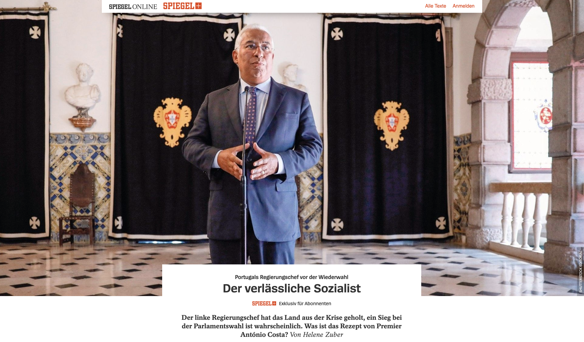 Der Spiegel analisa a receita do “socialista confiável” António Costa e compara Portugal à “aldeia de Astérix”