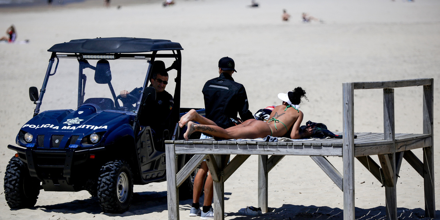Covid-19: Polícia Marítima faz mais de três mil ações de sensibilização nas praias
