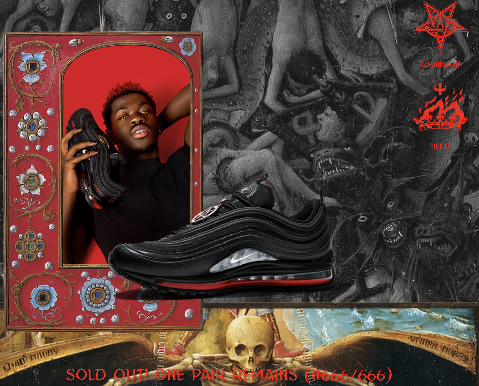 “Sapatos de Satanás”. Rapper lança edição limitada de ténis com uma gota de sangue humano
