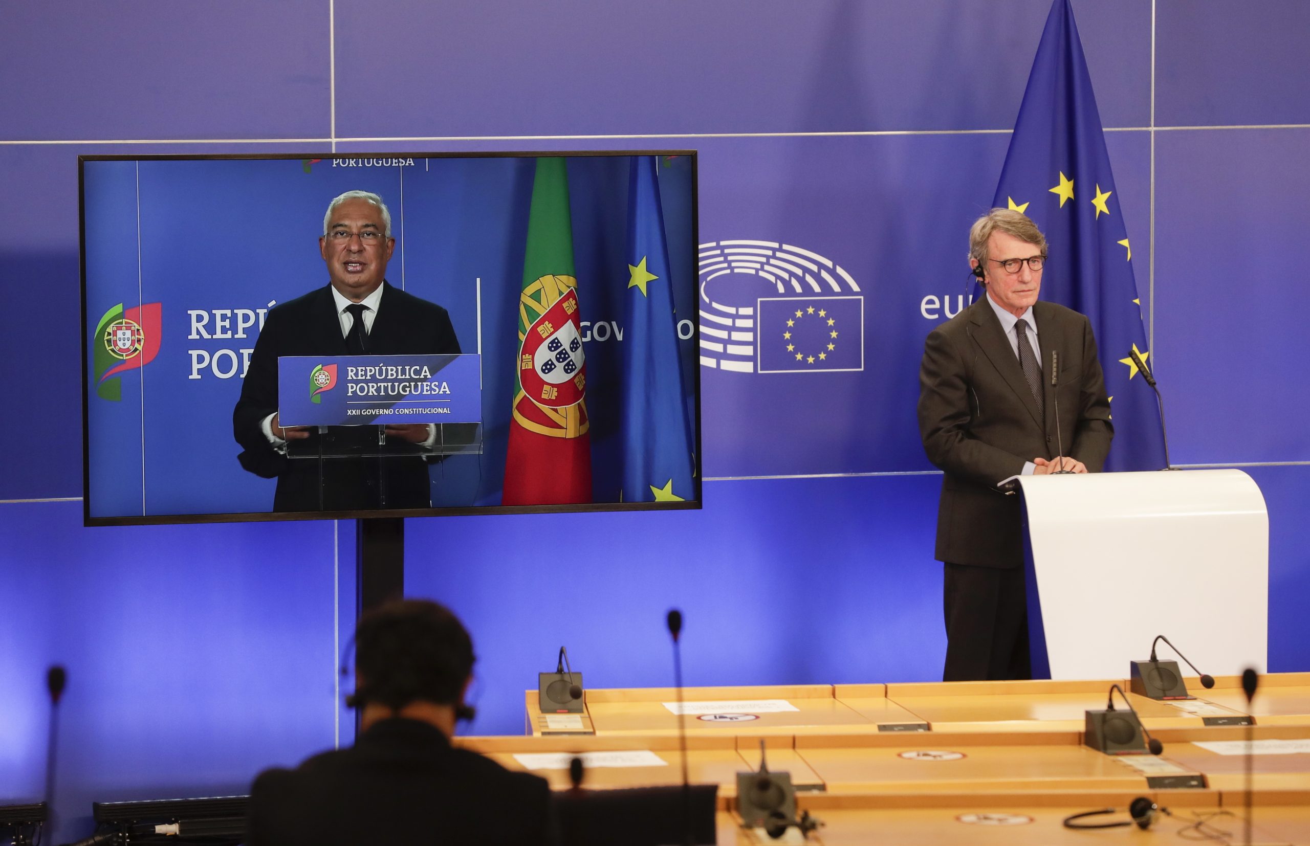 Presidente do Parlamento Europeu confiante no êxito da visão portuguesa para a Europa