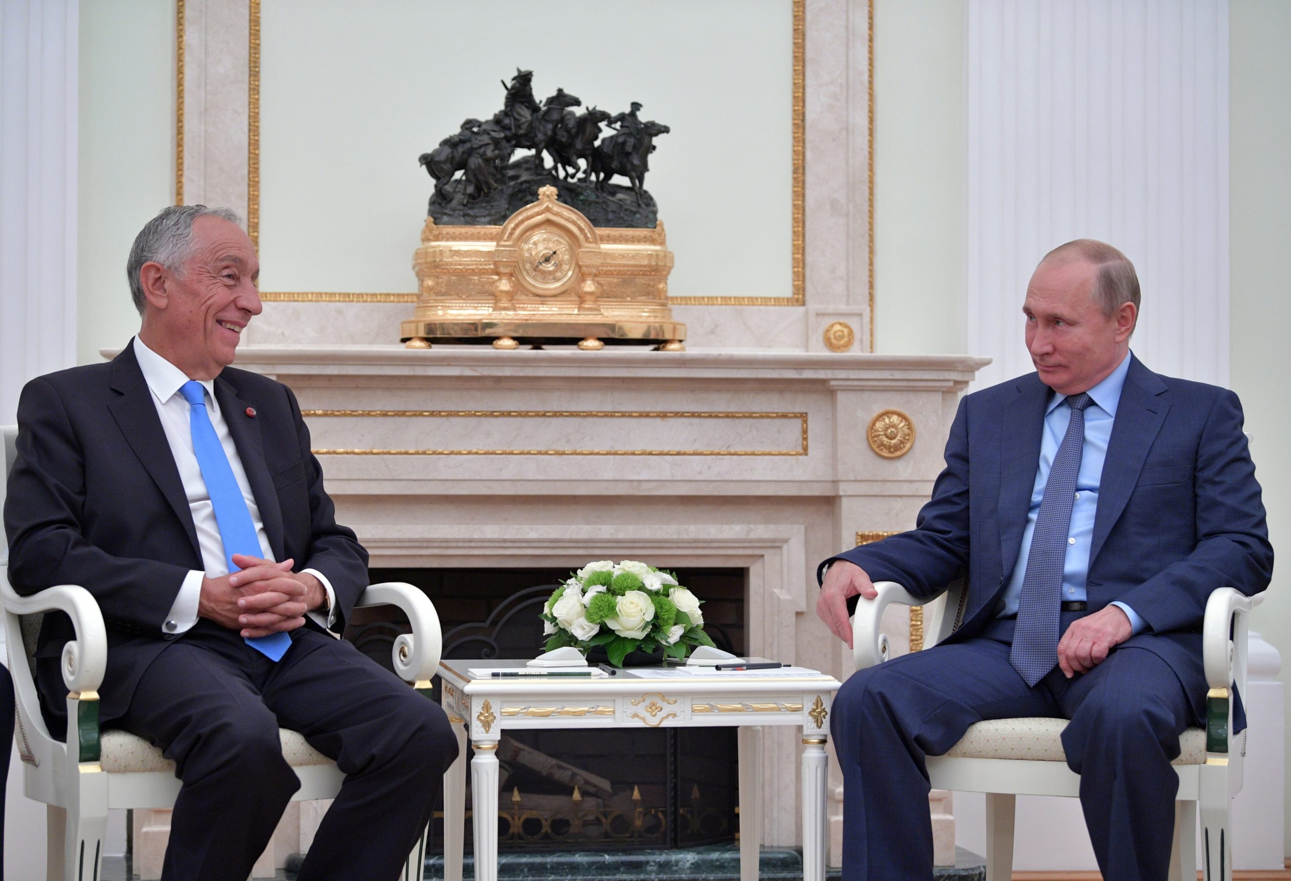 Mundial2018: Marcelo fala com Putin de um possível jogo entre Rússia e Portugal