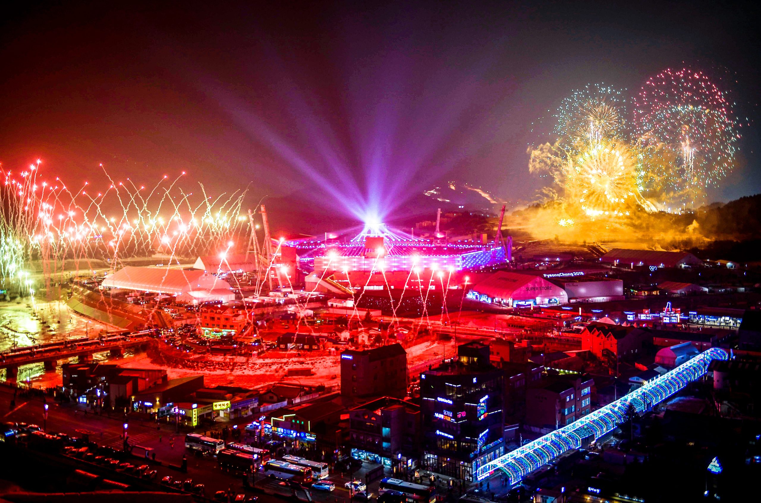 PyeongChang2018. União, luz e cor na cerimónia de abertura dos Jogos Olímpicos de Inverno