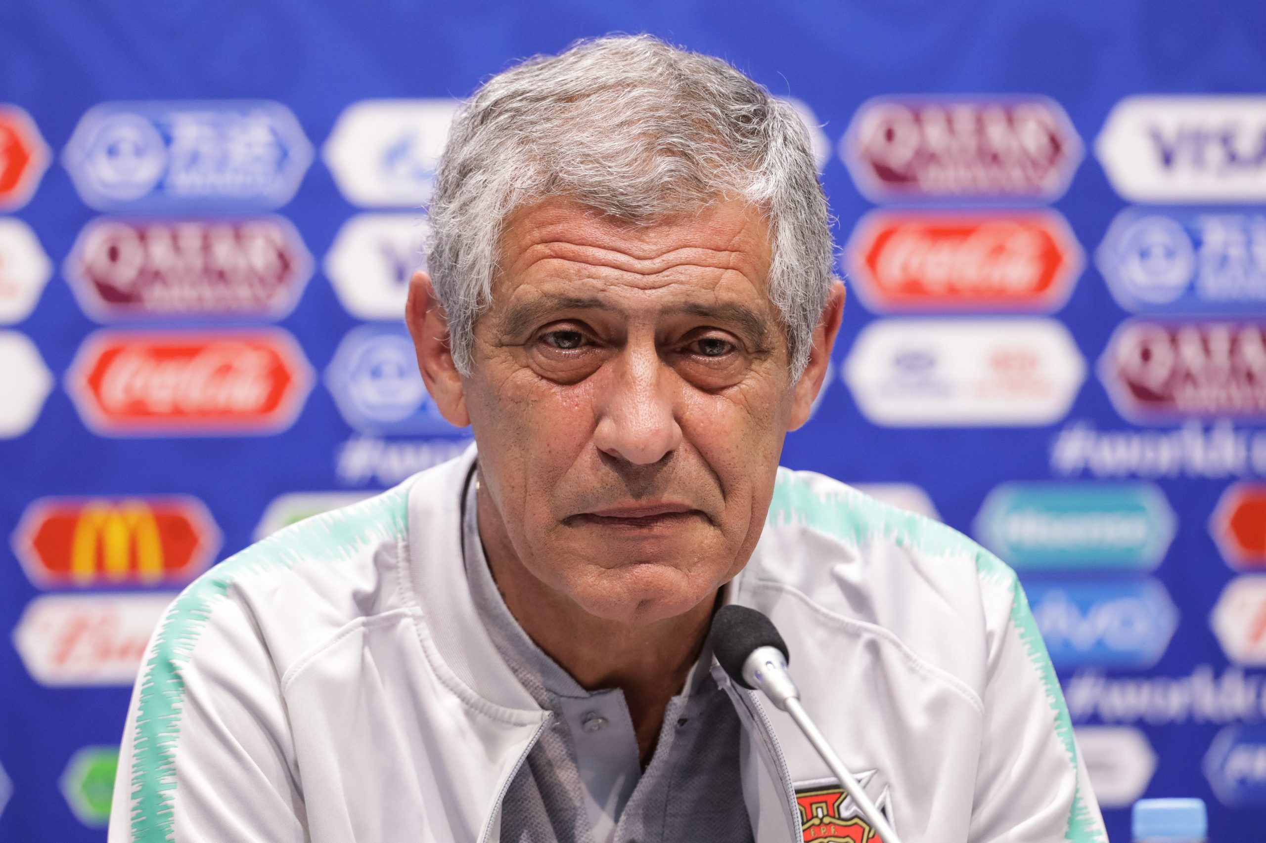 Fernando Santos: “O Uruguai fez dois golos e Portugal só fez um. No futebol conta quem marca e o Uruguai marcou mais”