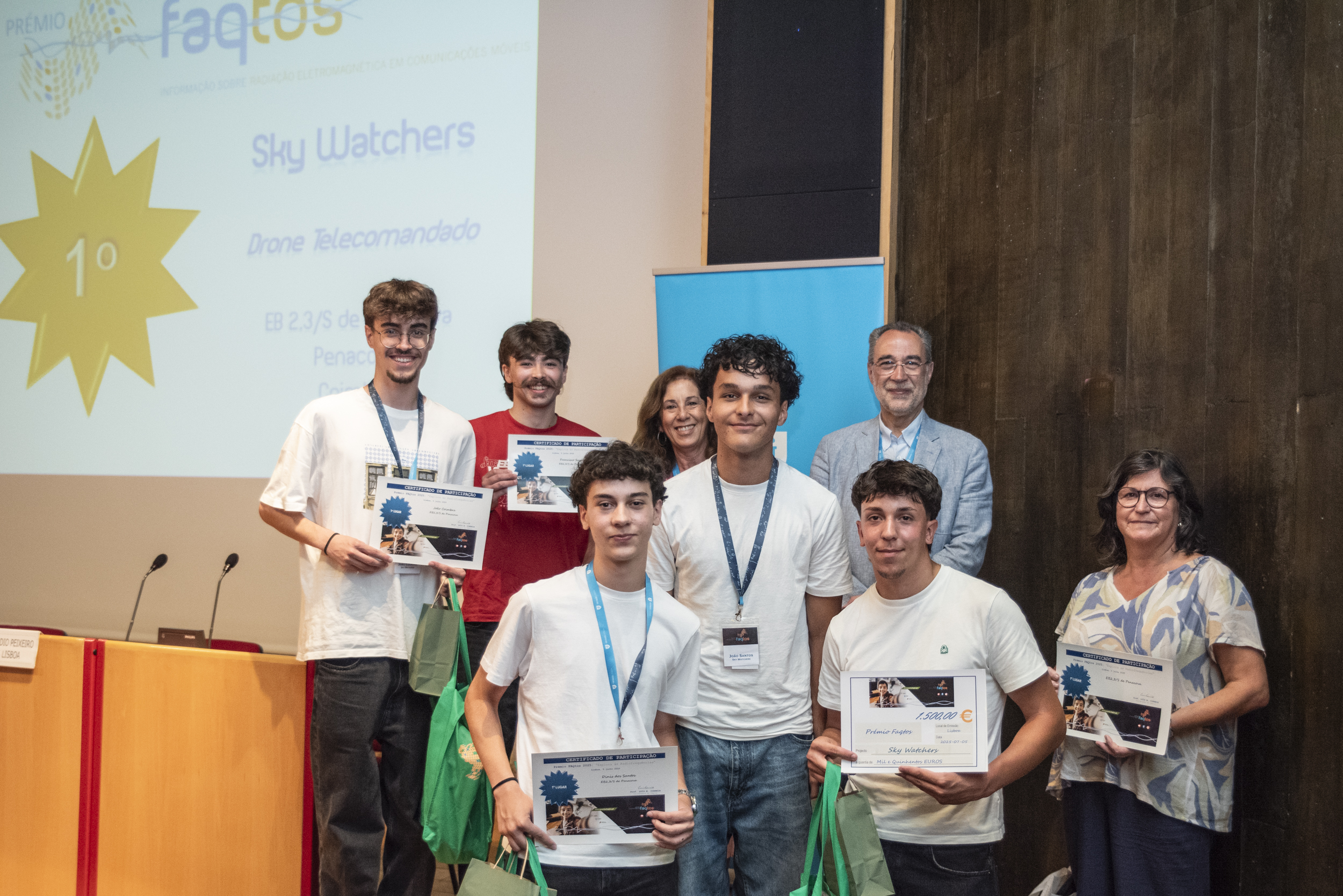 Drone telecomandado de alunos de Penacova vence Prémio FAQtos 2025