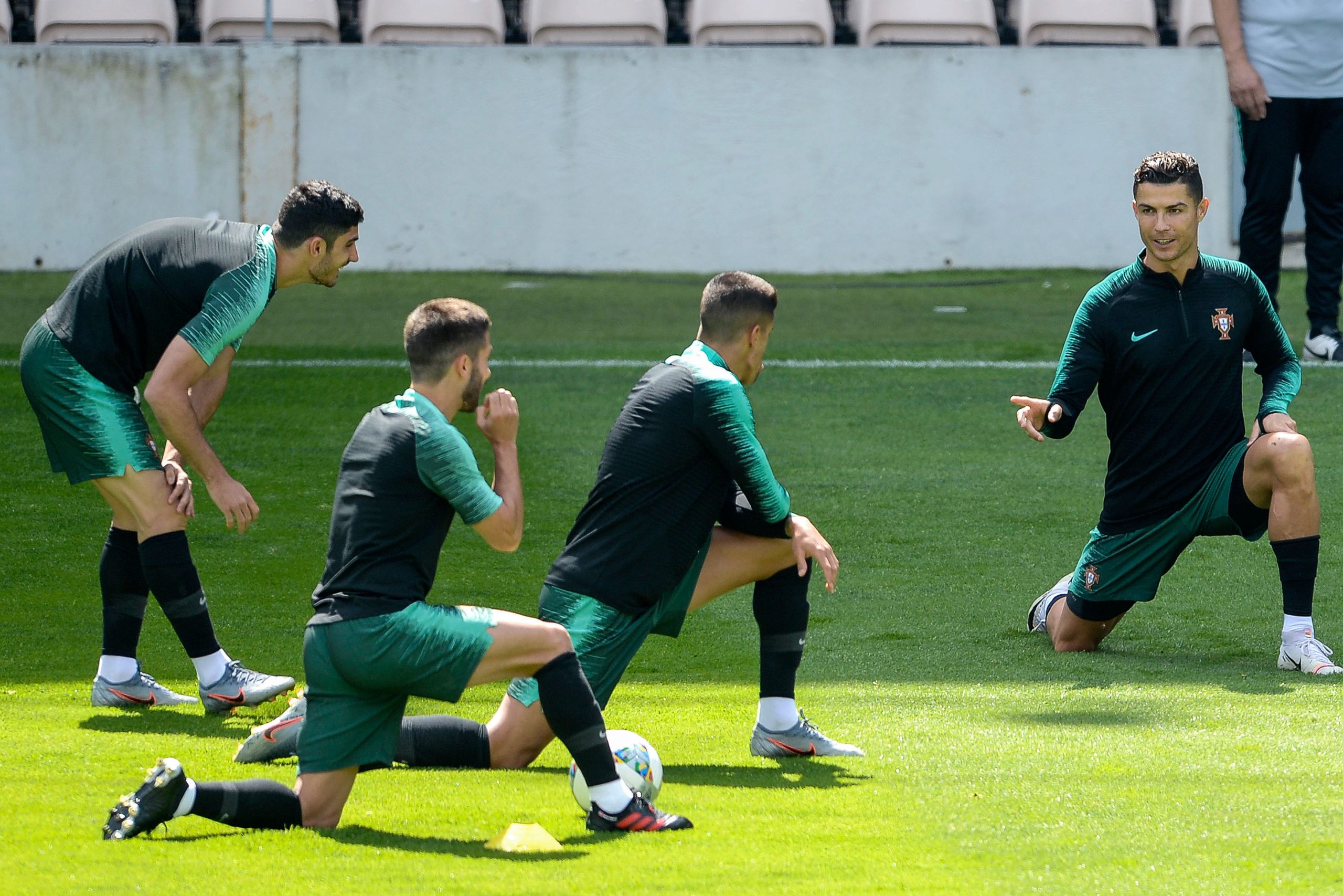 Liga das Nações: Último treino de Portugal com 22 jogadores disponíveis