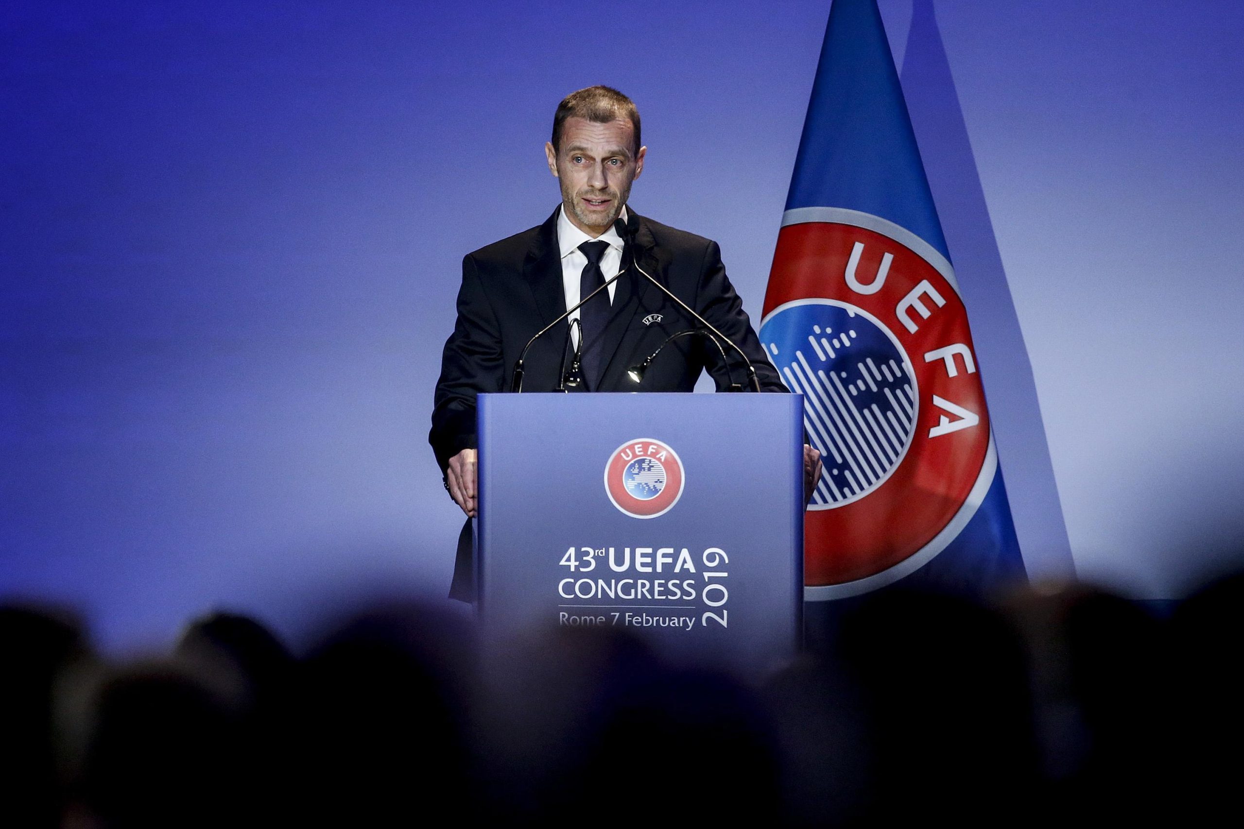 Ceferin reeleito presidente da UEFA até 2023