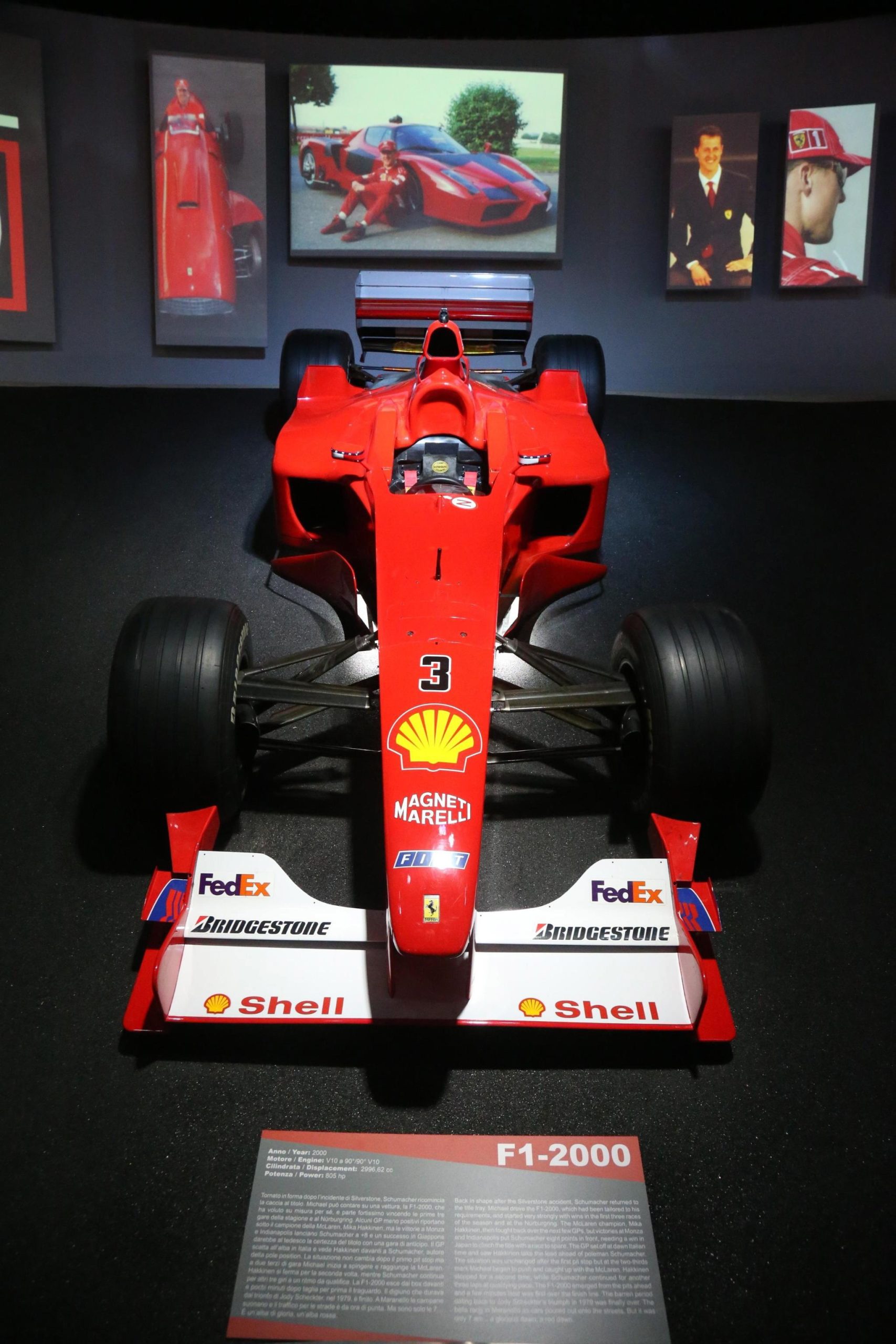 Ferrari do sexto título de Schumacher leiloado por quase 15 milhões