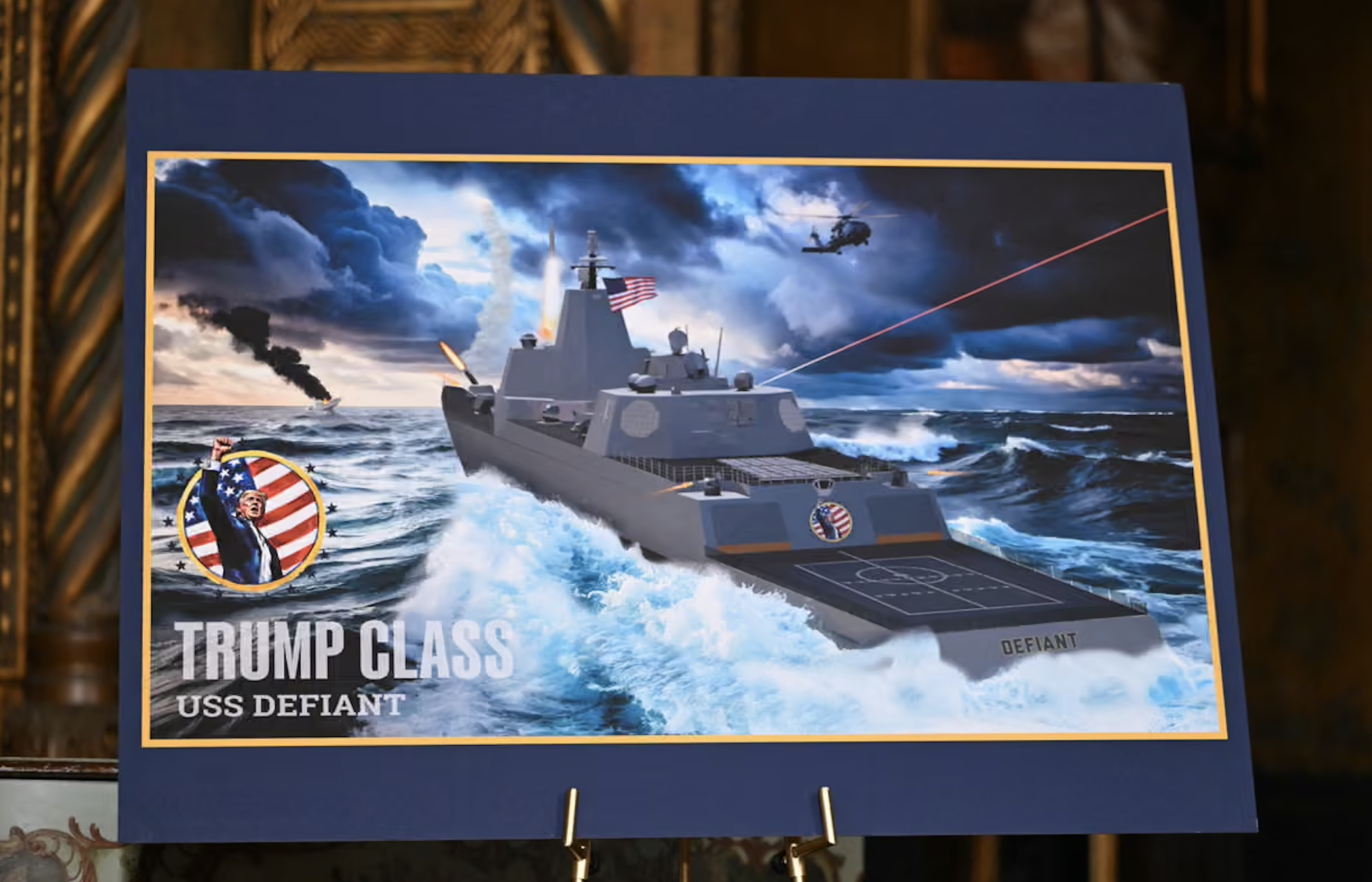 Trump anuncia nova geração de navios de guerra “Trump-class” para a Marinha dos EUA