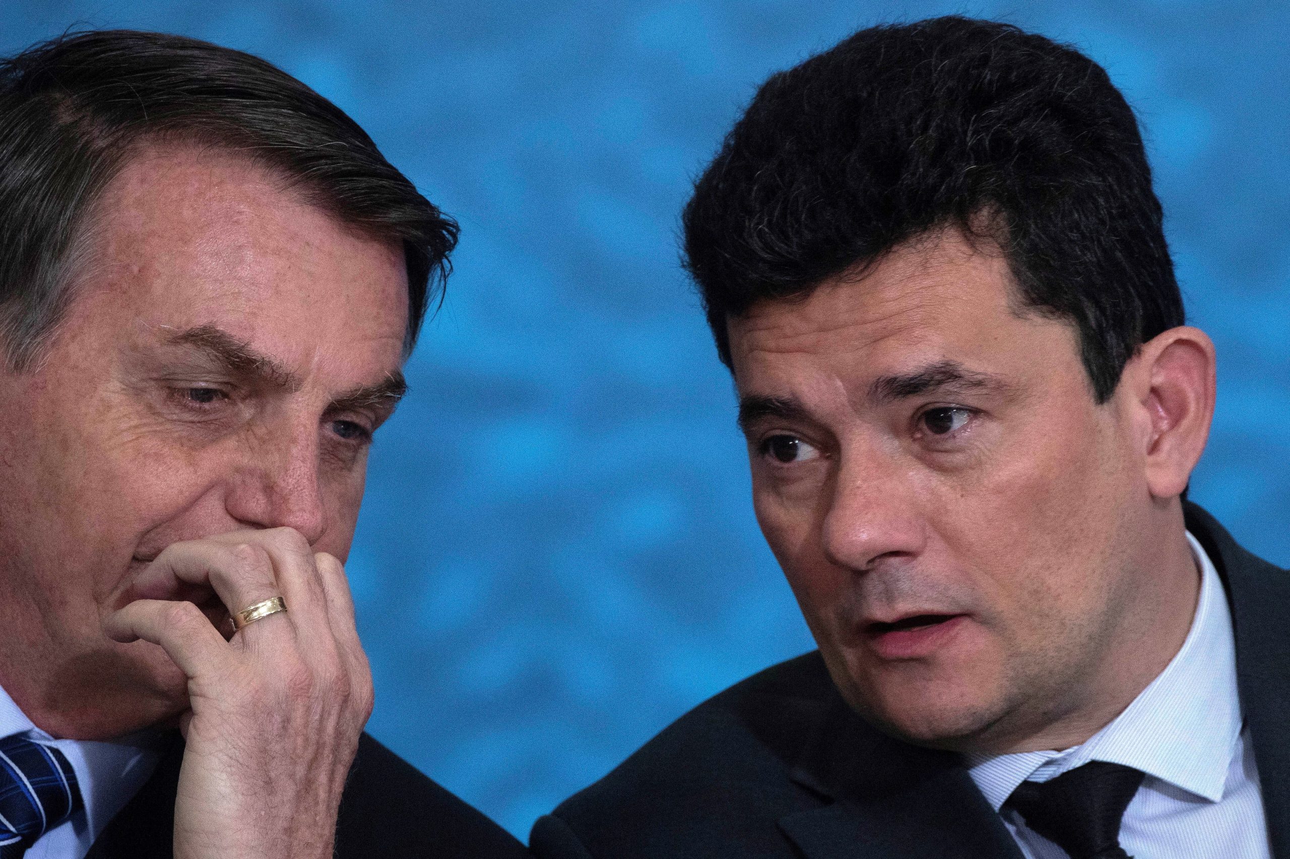 Jair Bolsonaro chama “judas” a Sérgio Moro e garante que “ninguém dará o golpe”