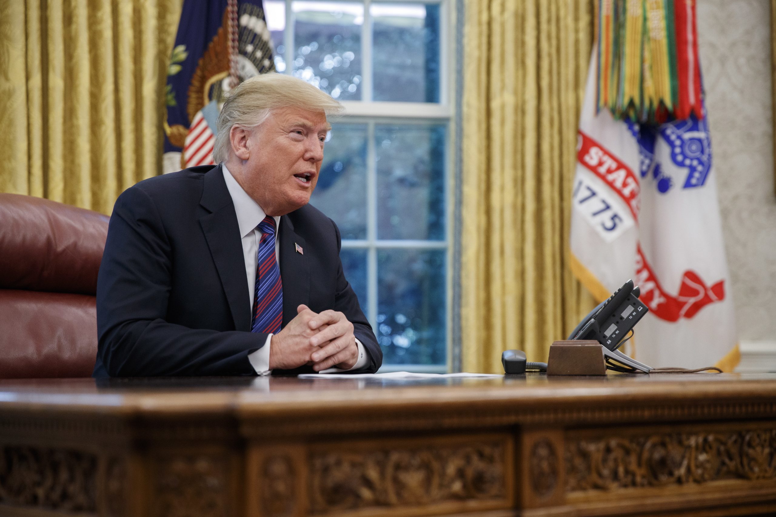 Donald Trump considera que a China “complica” a relação com a Coreia do Norte