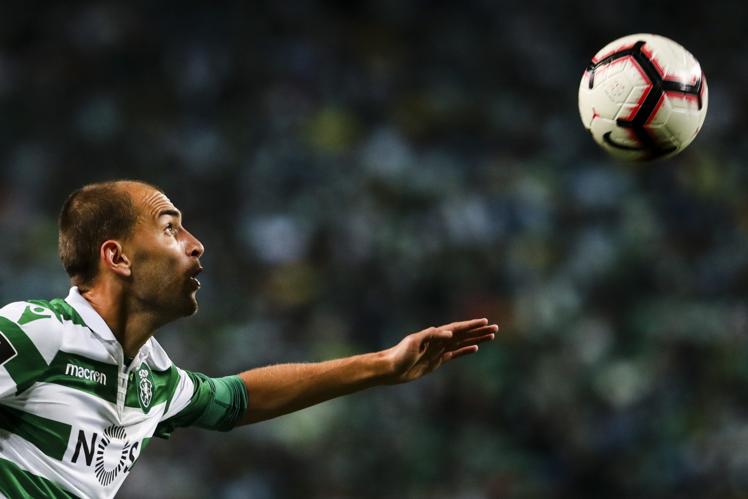 Bas Dost juntou-se à equipa do Sporting mas fez apenas trabalho de ginásio