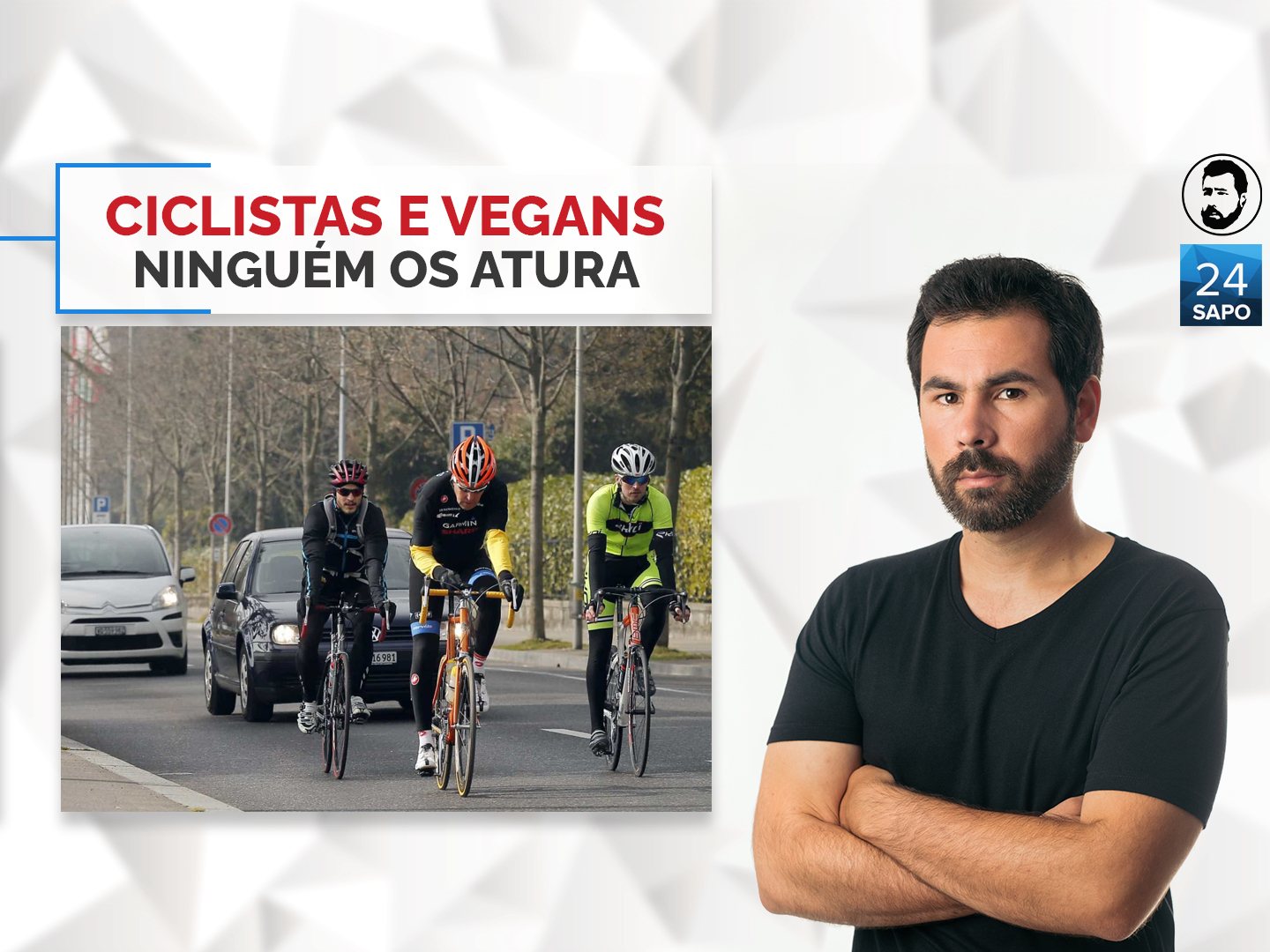 Ciclistas e Vegans: ninguém os atura